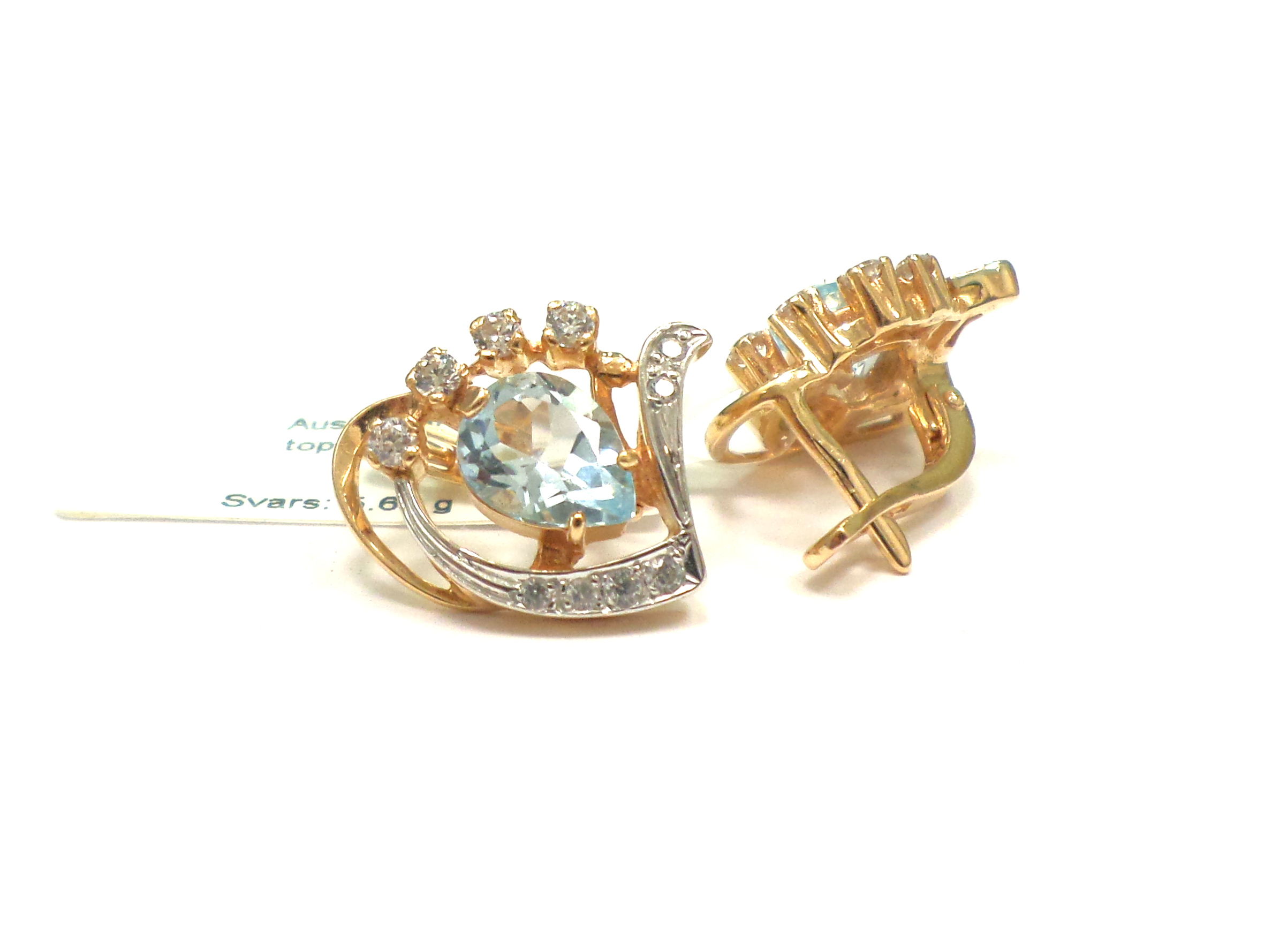 Auskari ar topāziem 8962-5741