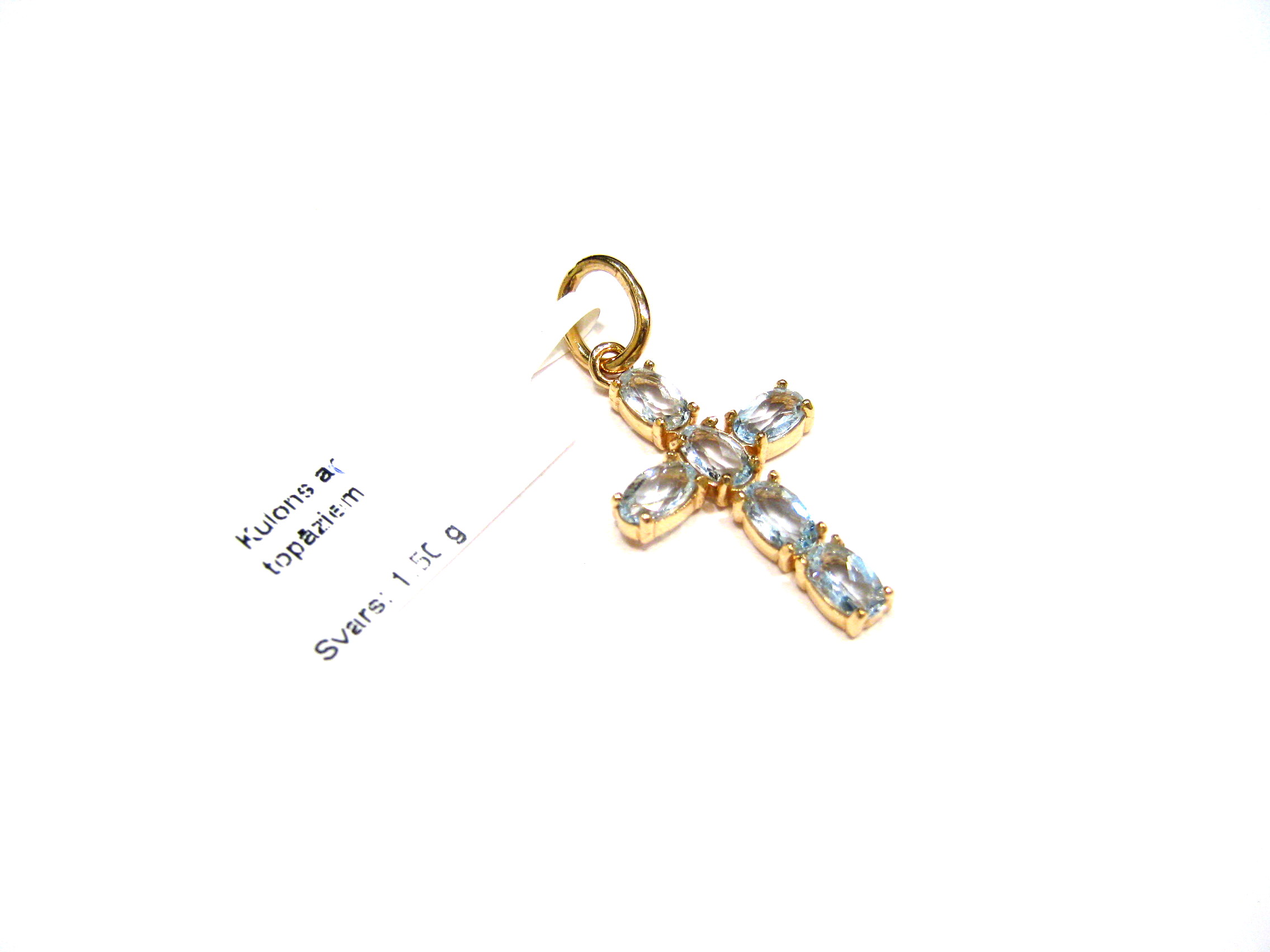 Kulons ar topāziem 208g3-1453