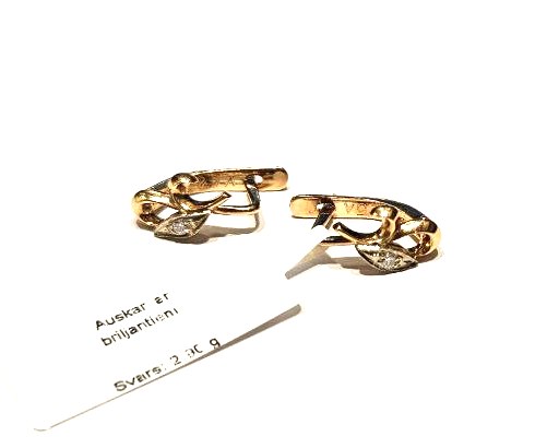 Auskari ar briljantiem (0.06 ct) 2024g4- 0951