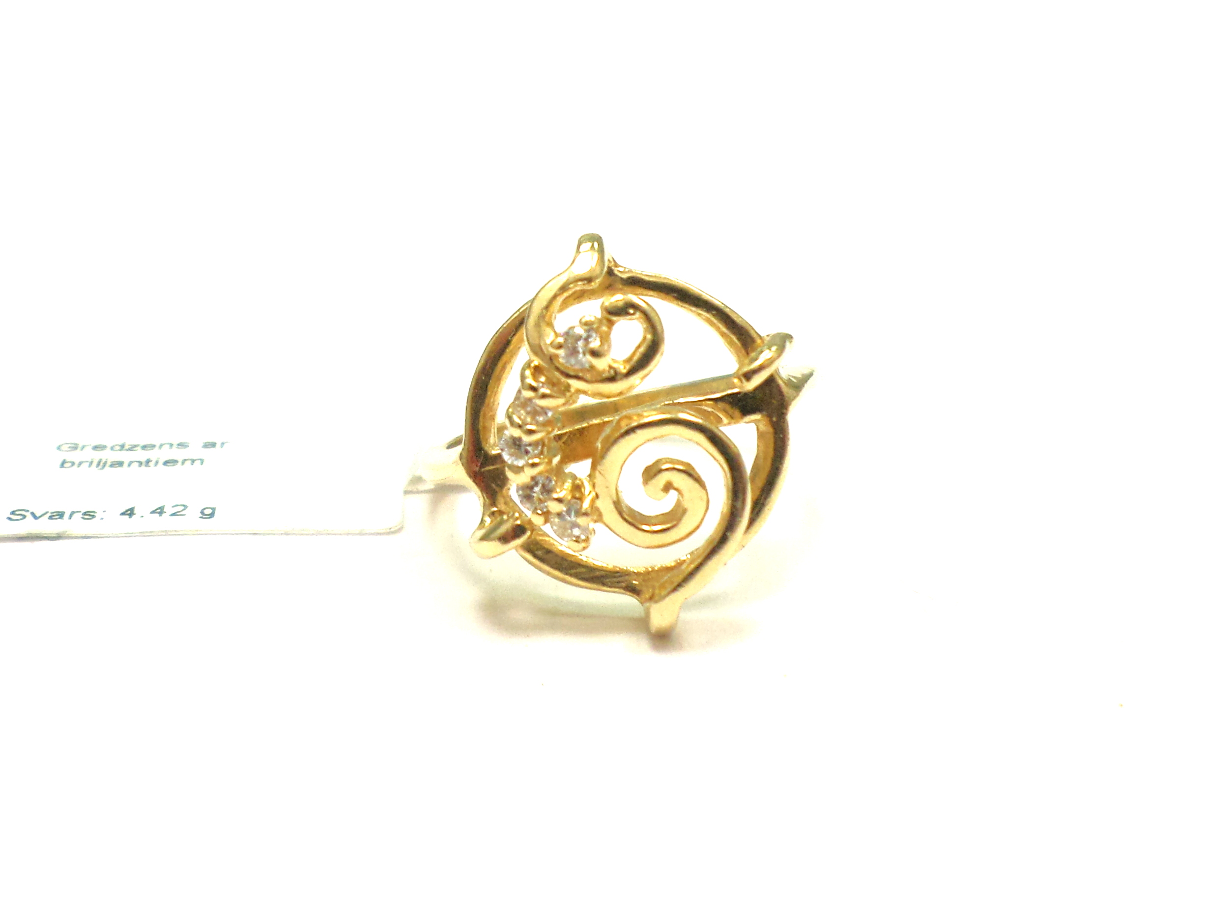 Gredzens ar briljantiem (0.1ct) 5220-4541