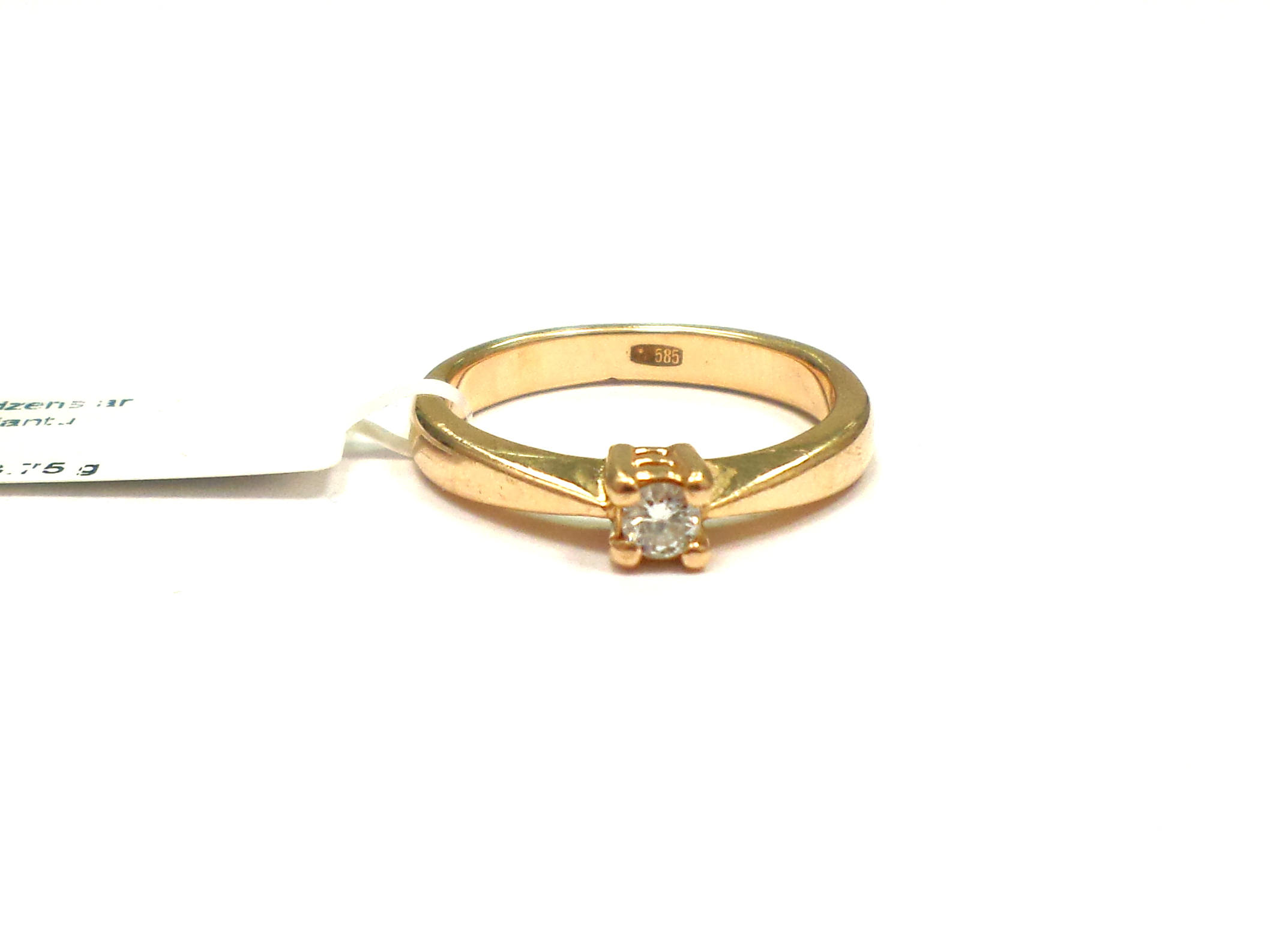 Gredzens ar briljantu 7830-1751