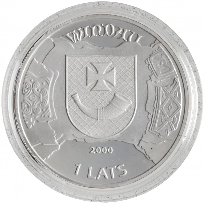 Latvia 1 lats 2000 Ventspils (Hanzas pilsētas)