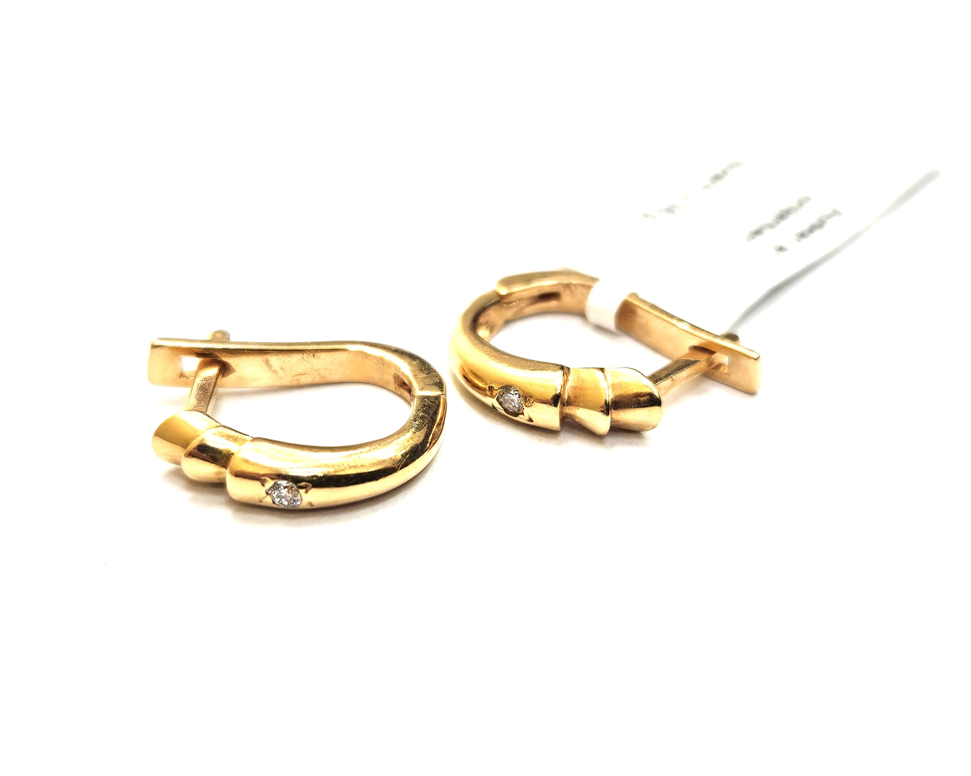 Auskari ar briljantiem (0.05 ct) 1683-4653