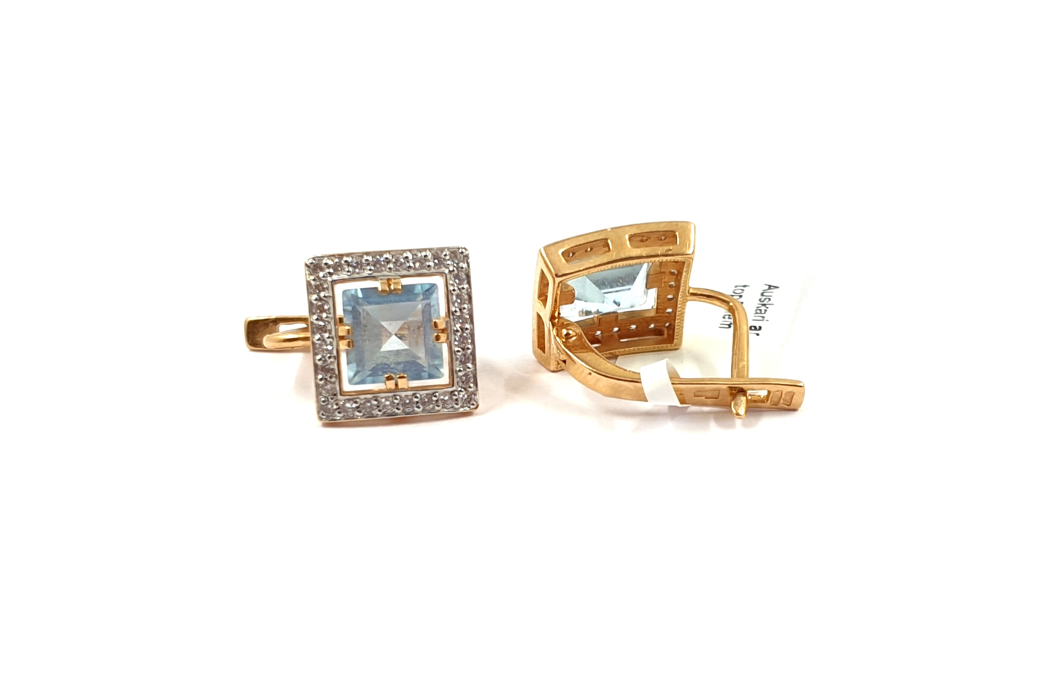 Auskari ar topāziem 111-0963