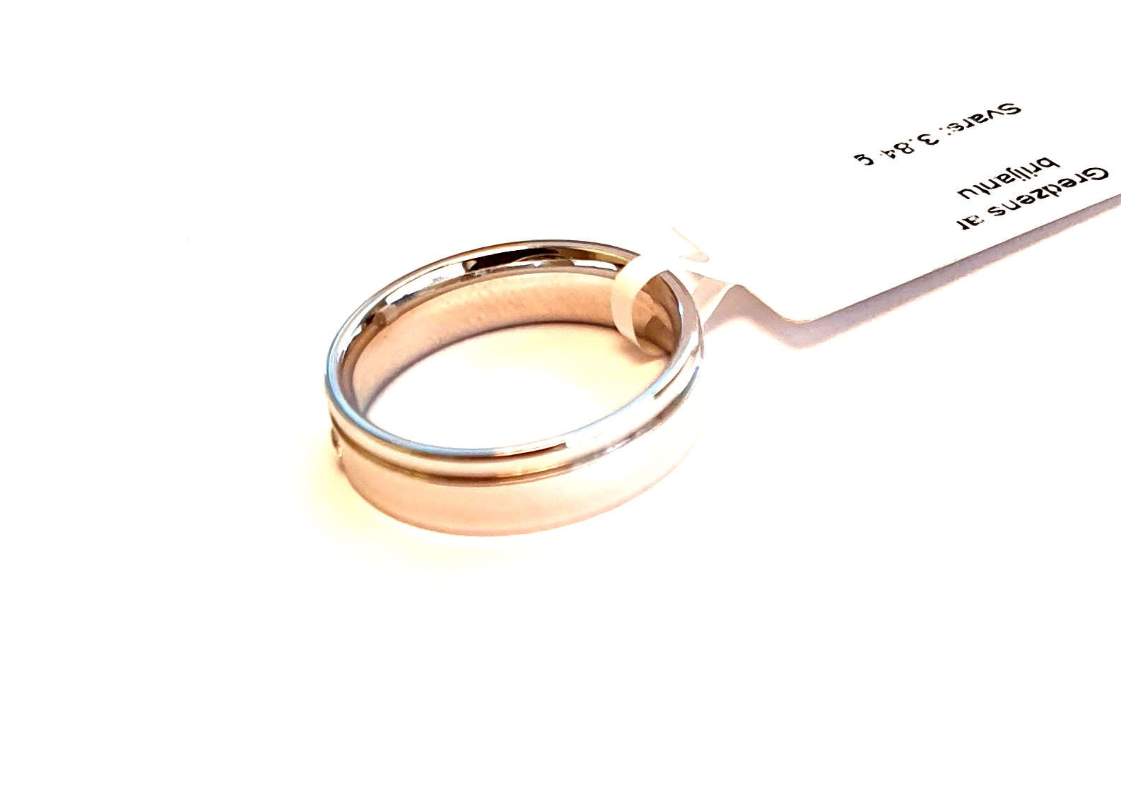 Gredzens ar briljantu (0.01 ct)   380-0663