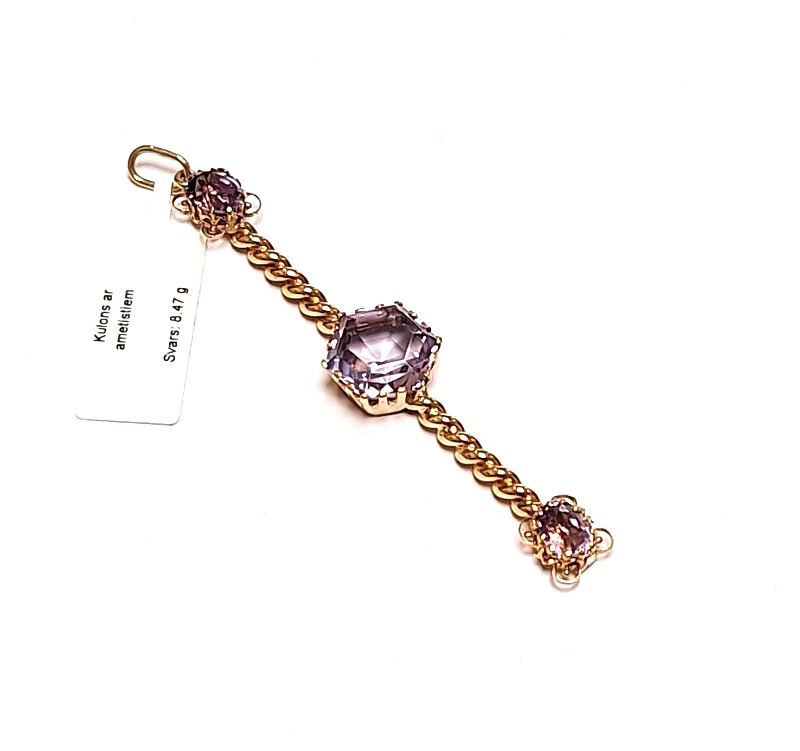 Kulons ar ametistiem 162-0963