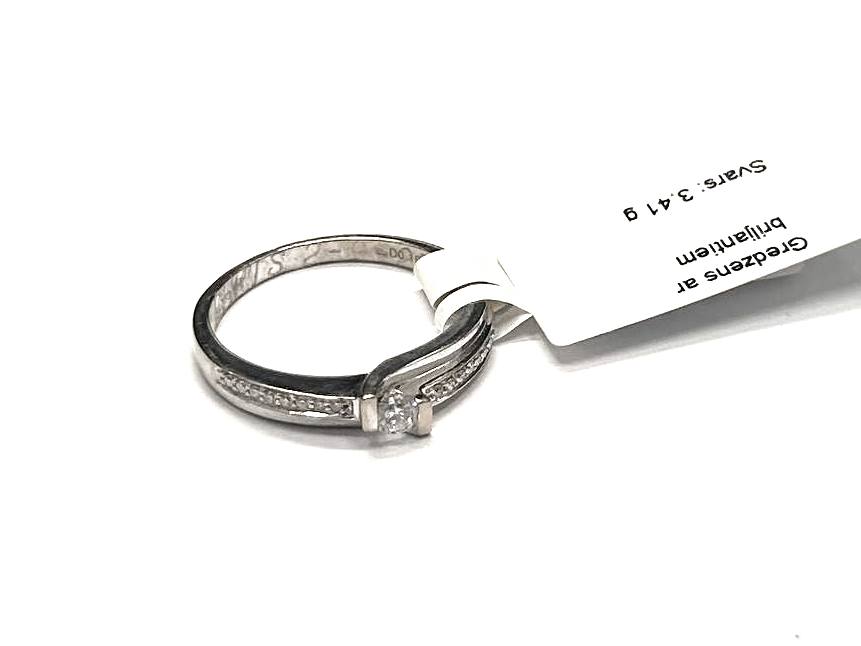 Gredzens ar briljantiem 0.26 ct 19430-8351