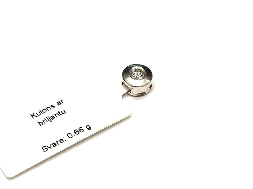 Kulons ar briljantu (0.10 ct) 3803-8353