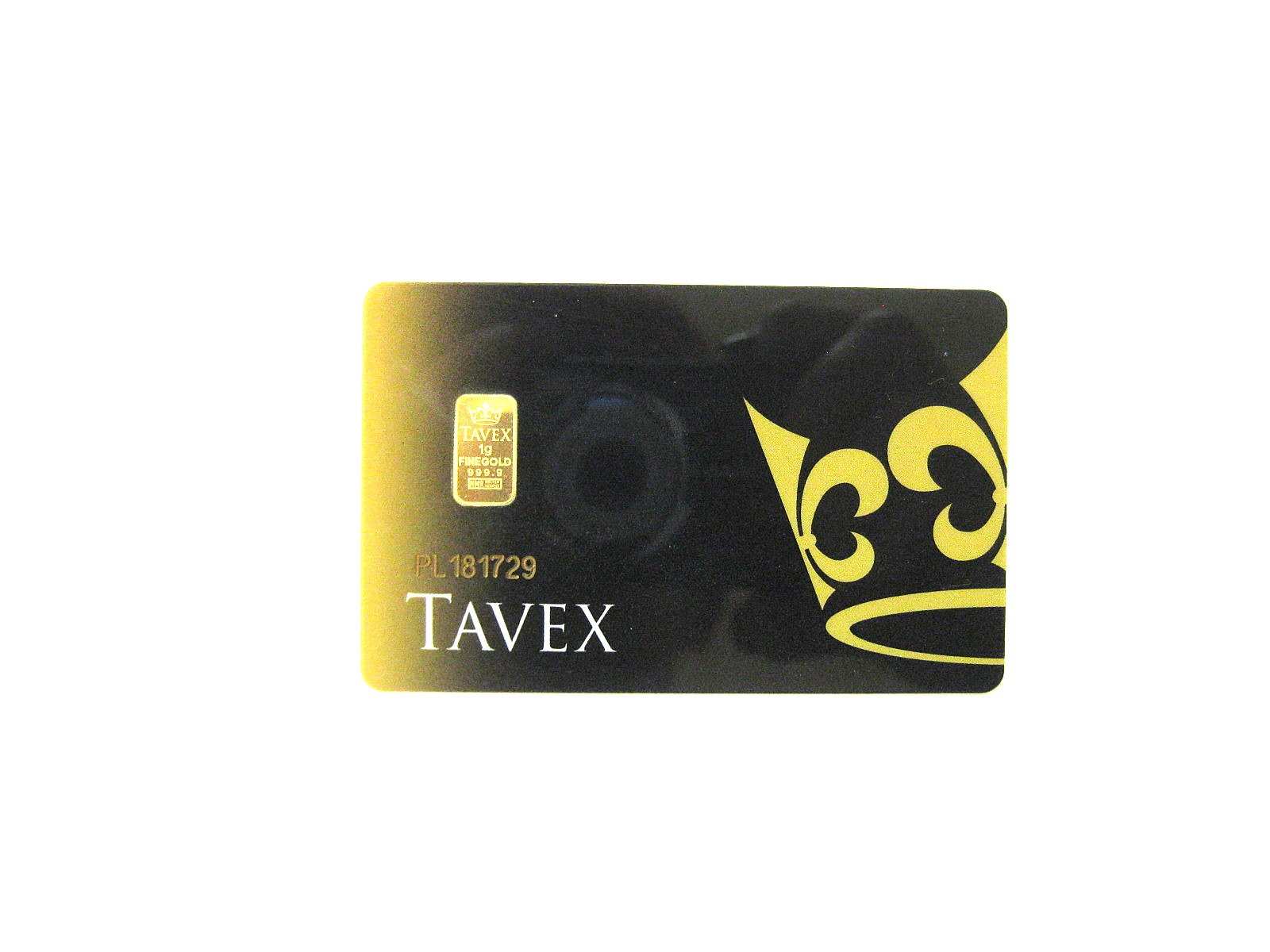 Zelta stieņis 1 g "Tavex"