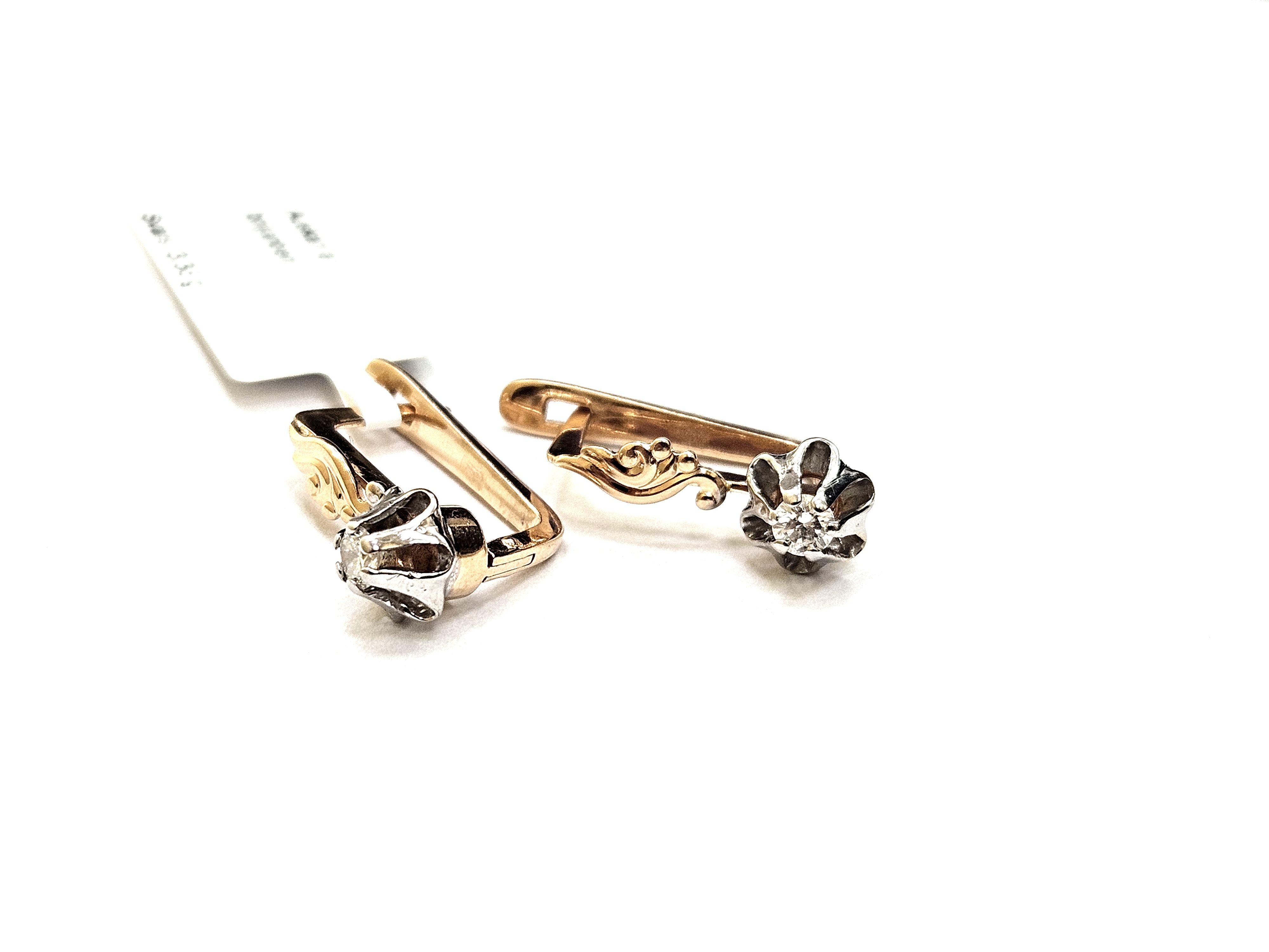 Auskari ar briljantiem (0.30 ct) 611-5761