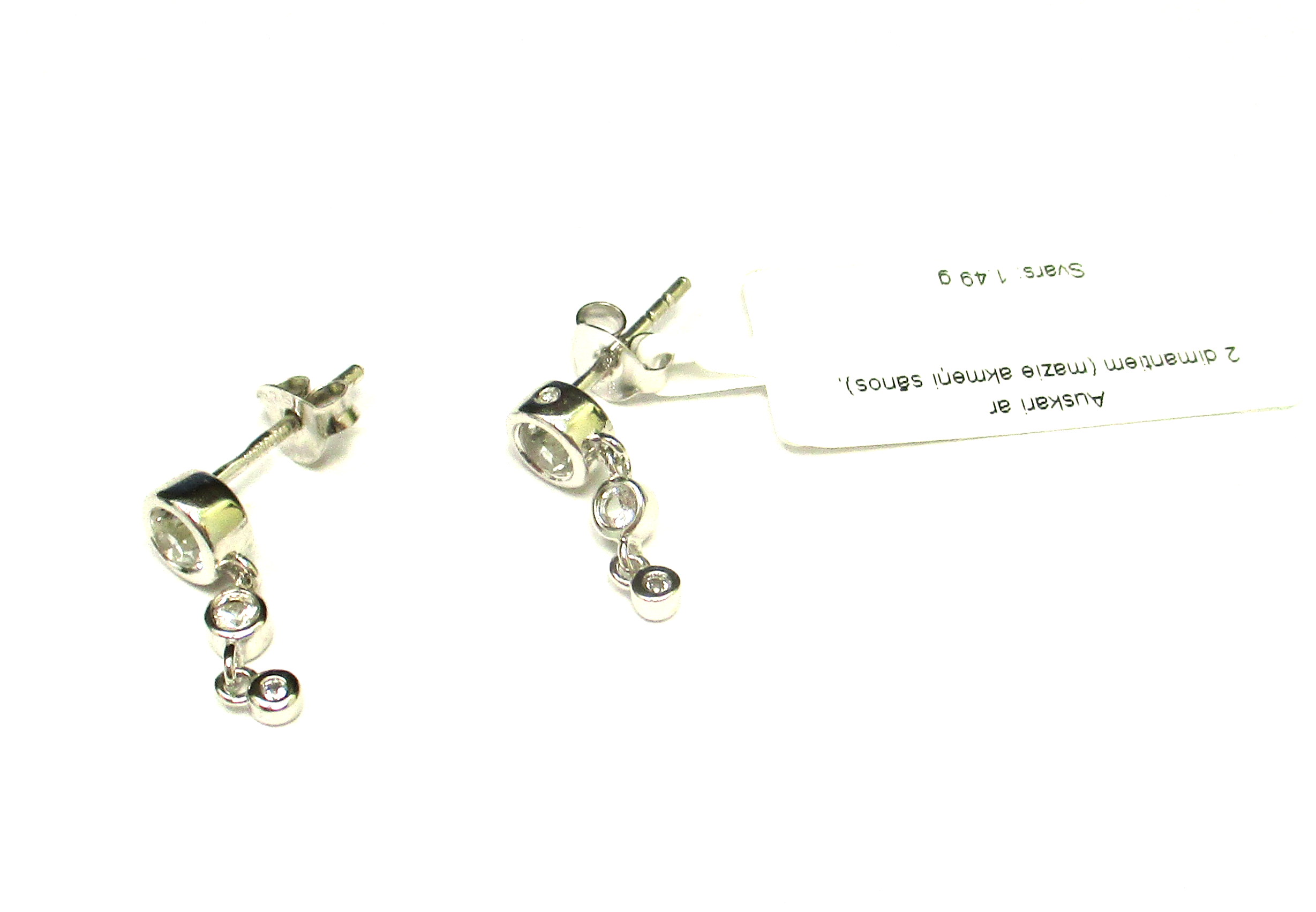 Auskari ar dimantiem (0.02 ct) 93/5755