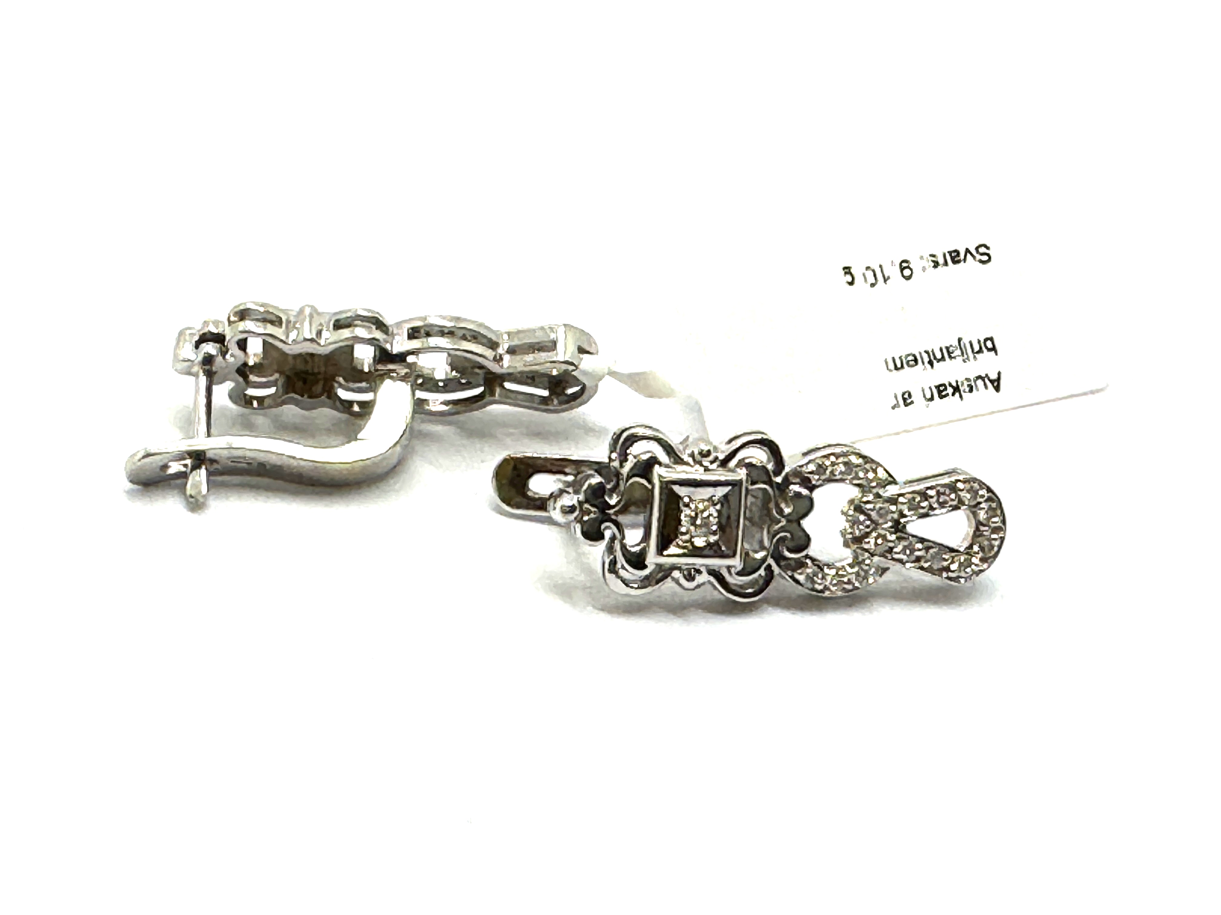 Auskari ar briljantiem  (0.10 ct) 861-4661