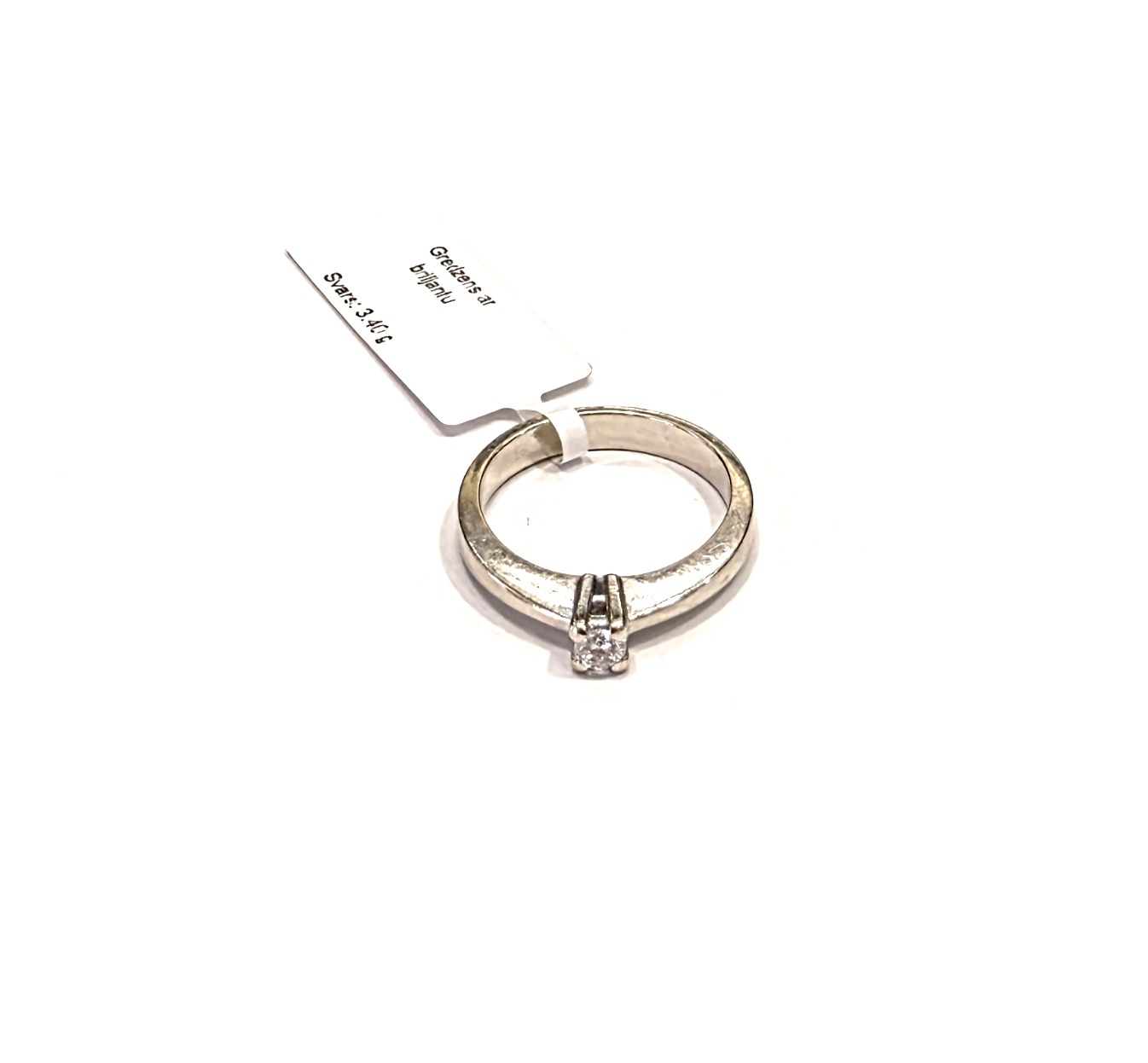 Gredzens ar briljantu (0.1 ct)  9660-1751