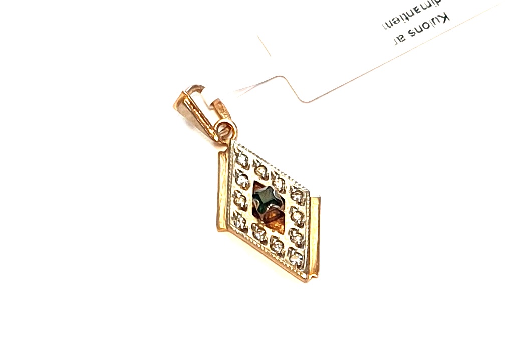 Kulons ar dimantiem (0.1ct)   11721-0651