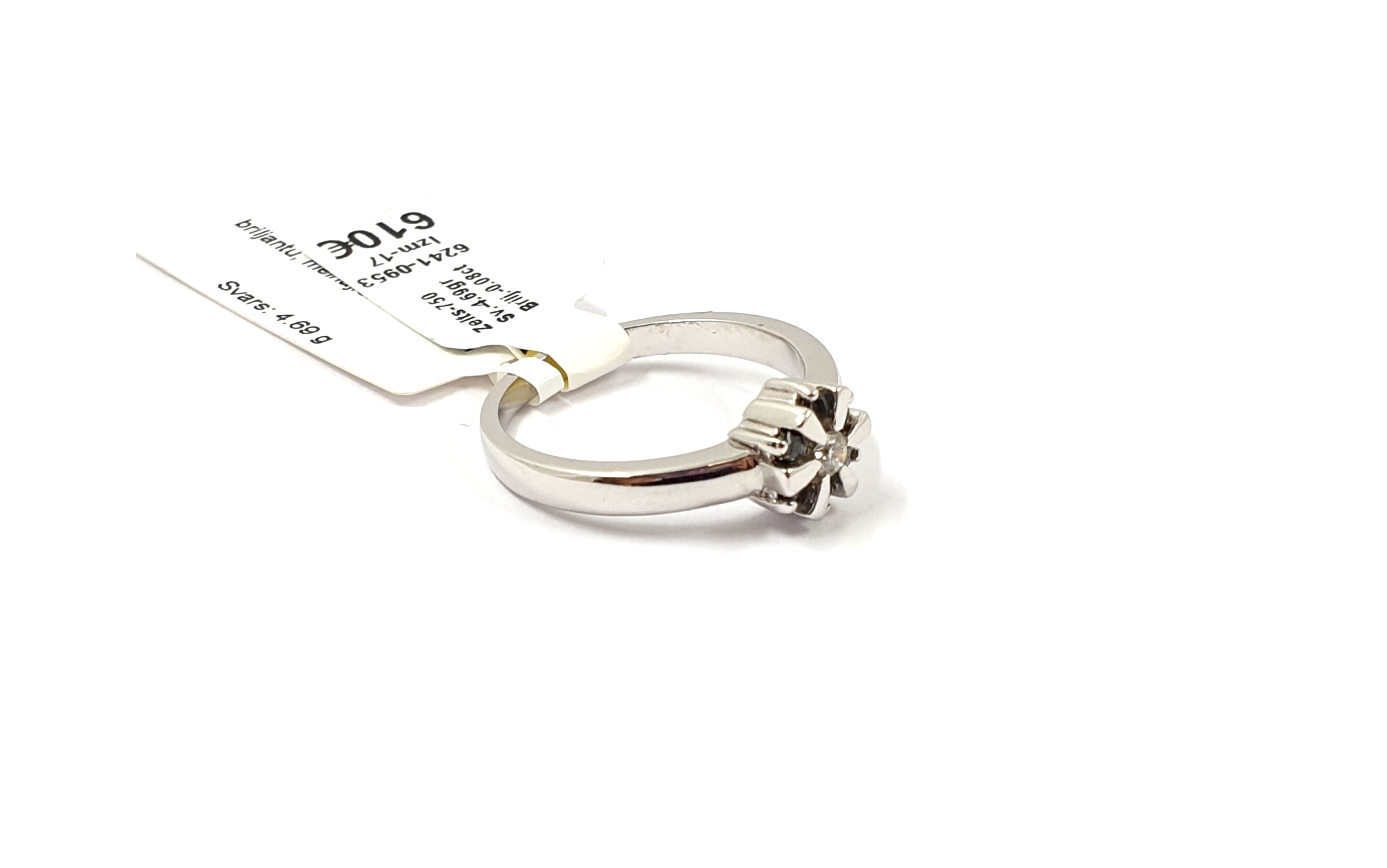 Gredzens ar briljantiem (0.08ct) 6241-0953