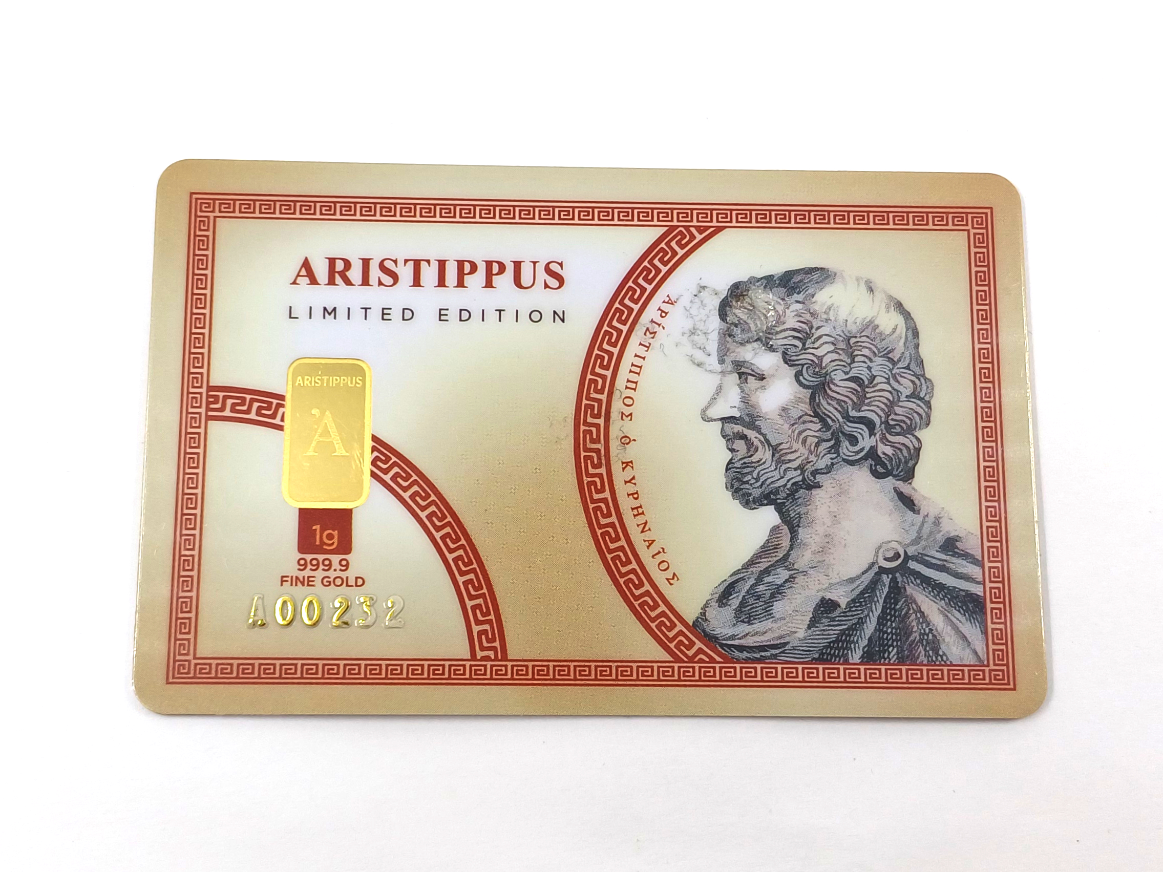 Zelta stienis Aristippus 1 gr.