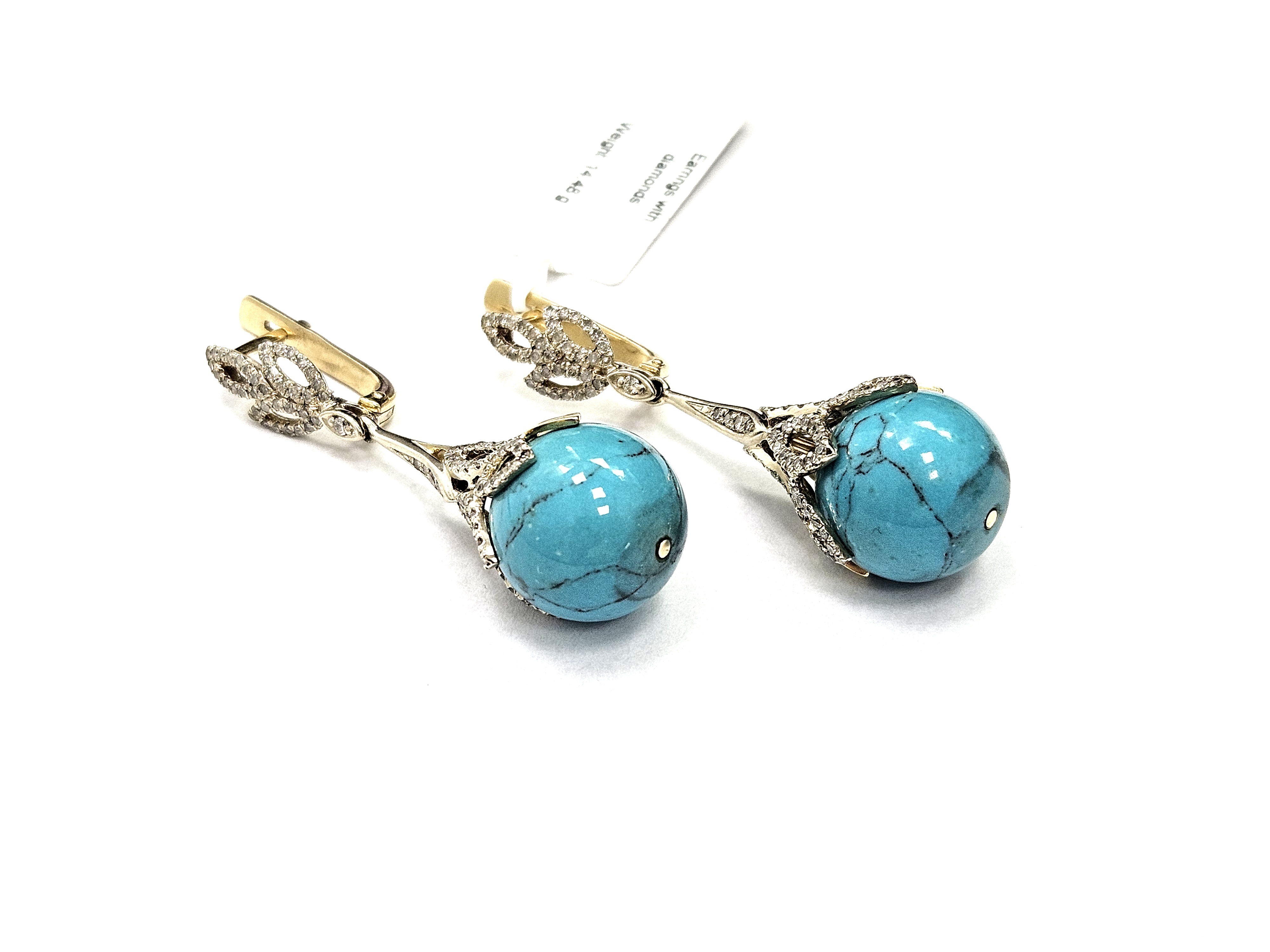 Auskari ar dimantiem (1.15 ct) 1671-5761 Rezervēts 11.04.2026