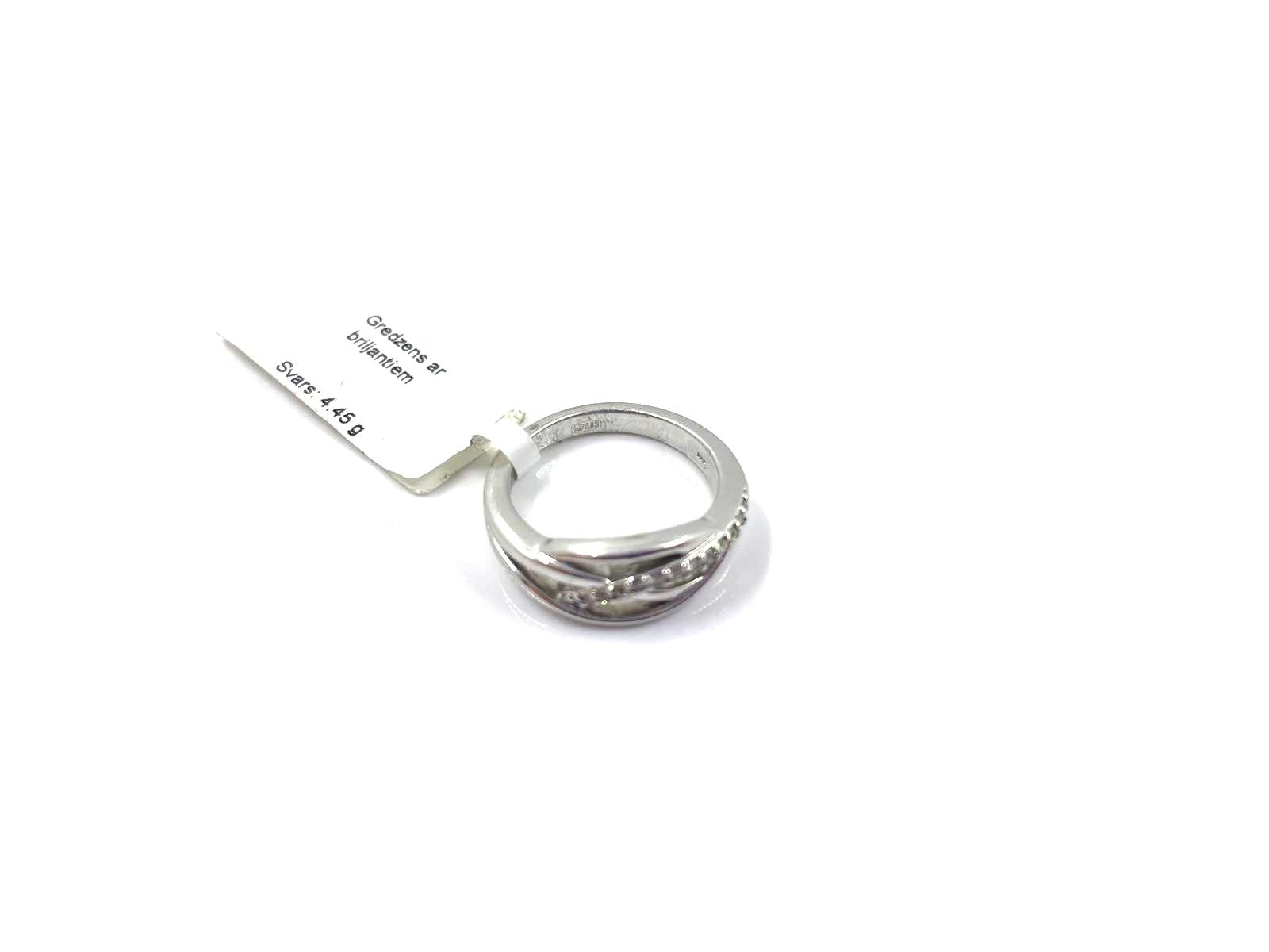 Gredzens ar briljantiem (0.12 ct) j1 LA4203-1