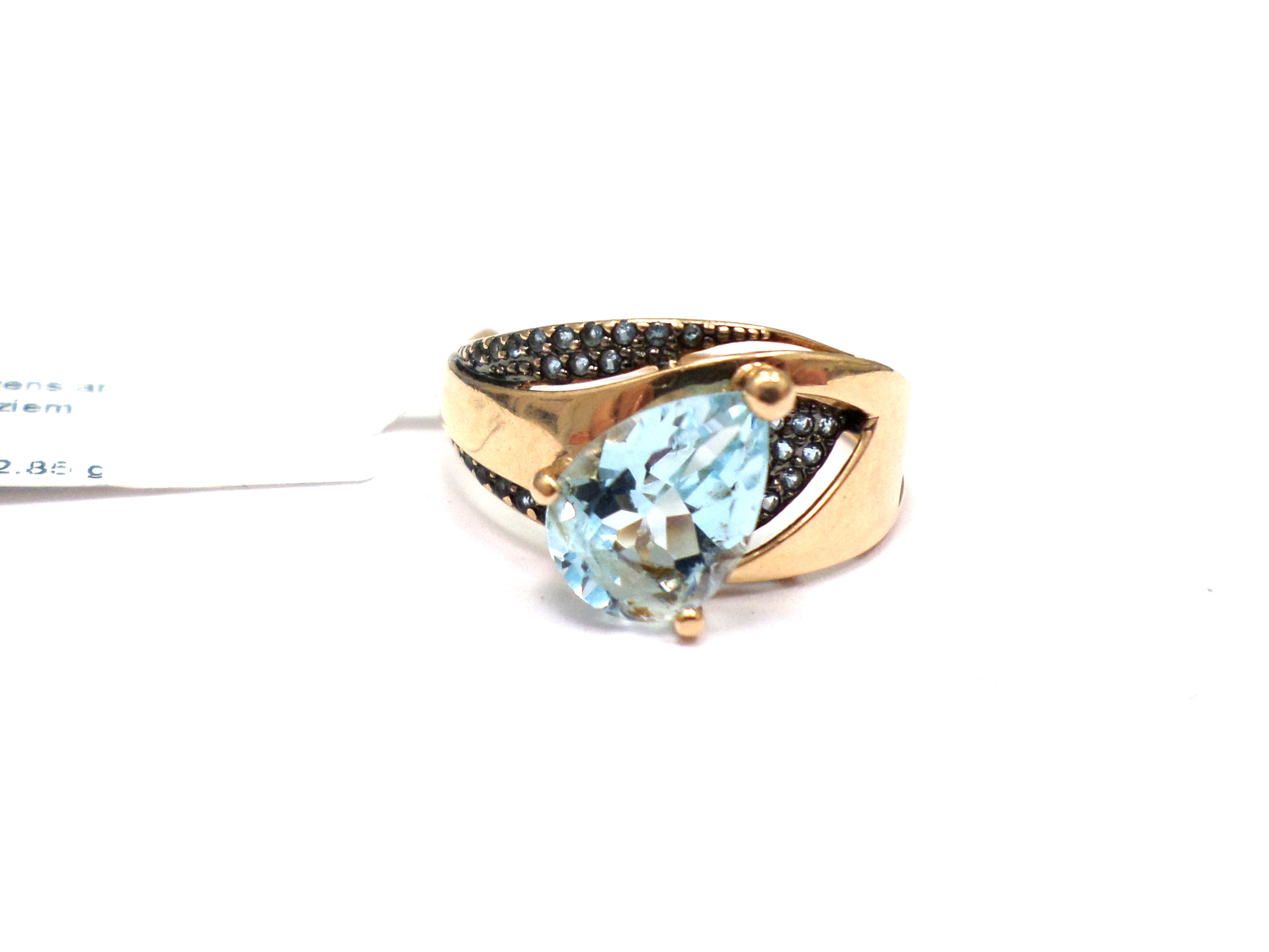 Gedzens ar topāziem (0.65ct)  382-1763