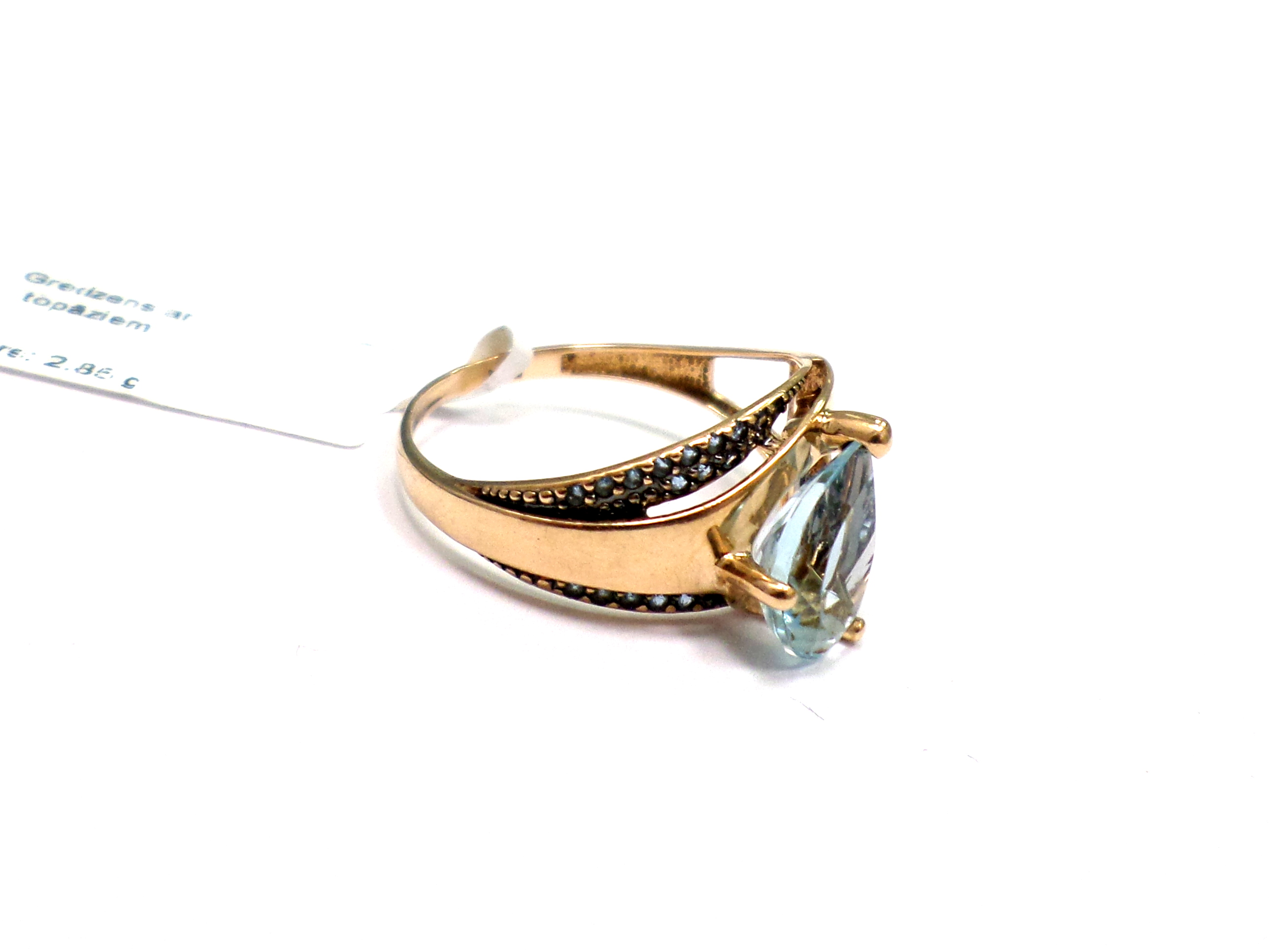 Gedzens ar topāziem (0.65ct)  382-1763