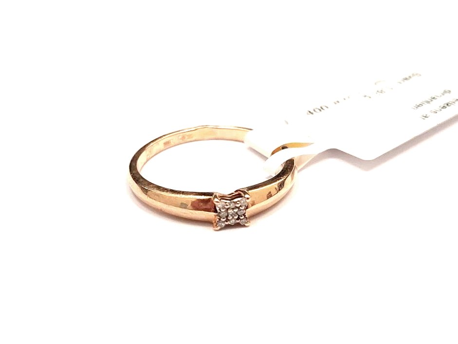 Gredzens ar briljantiem (0.09 ct) 400-8363