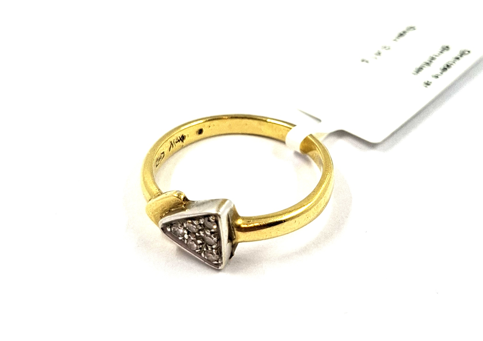 Gredzens ar briljantiem (0.06 ct)     473-0863