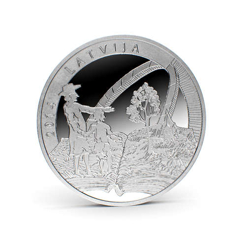 Latvijas sudraba monēta Vecais Stenders