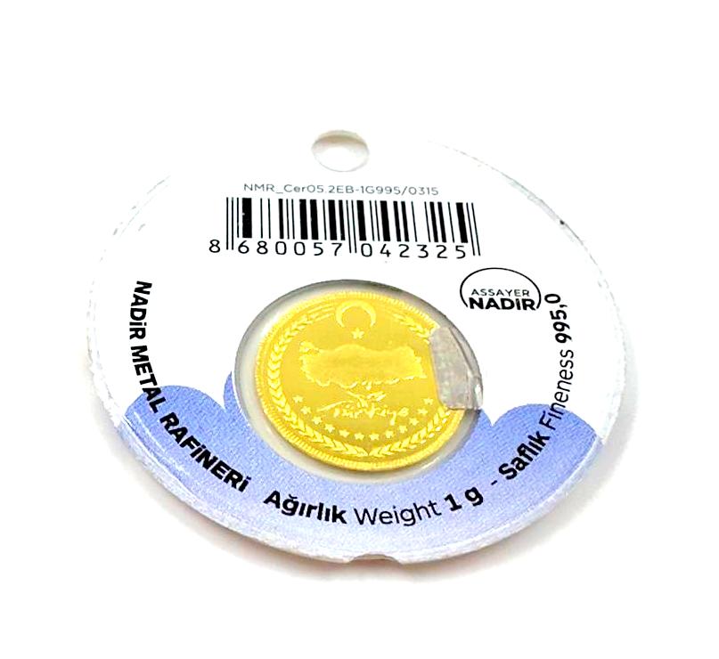 Zelta stienis Nadir Gold 1gr. (621-2263)