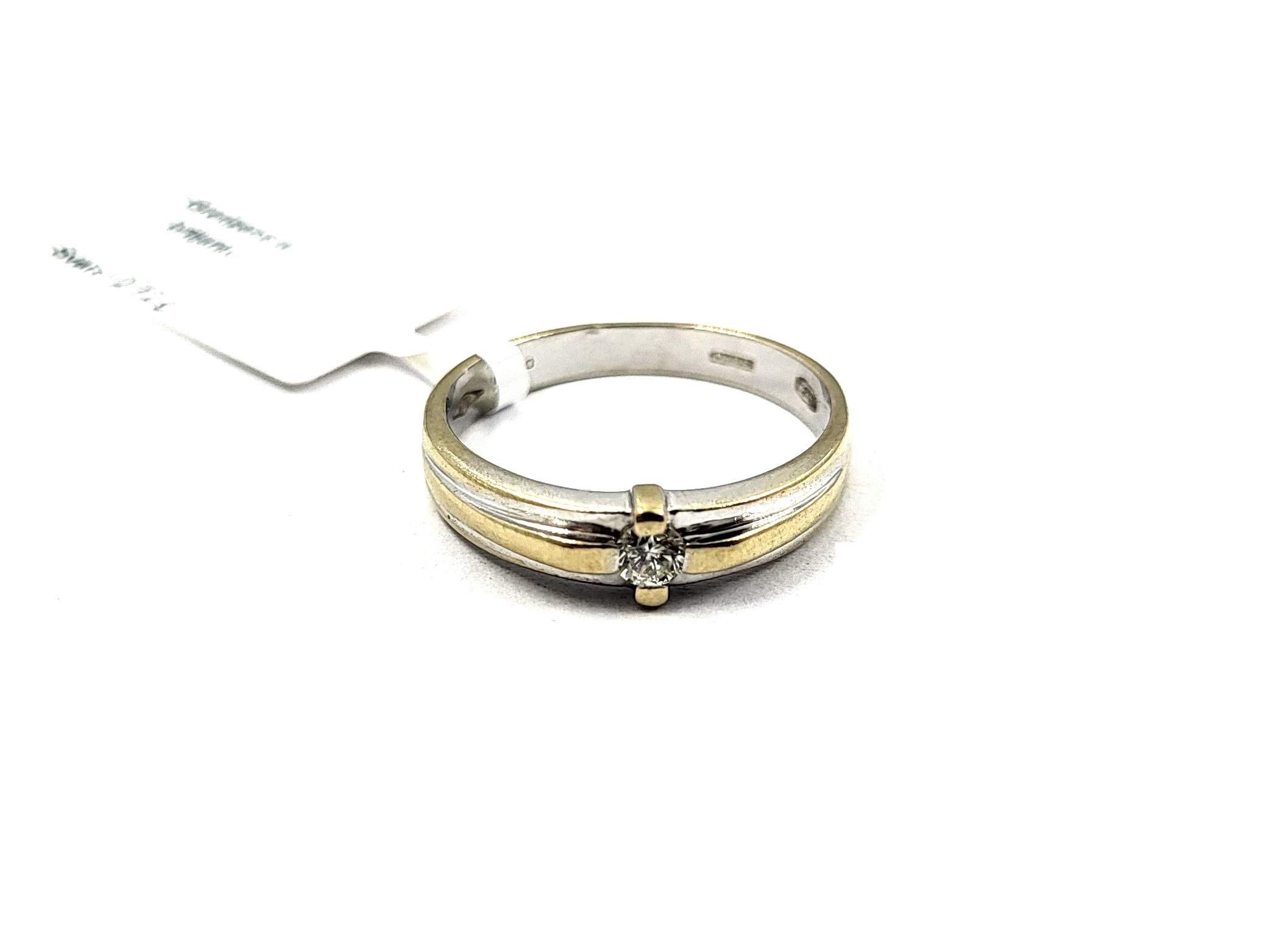 Gredzens ar briljantu (0.09ct)  1073h3-4551