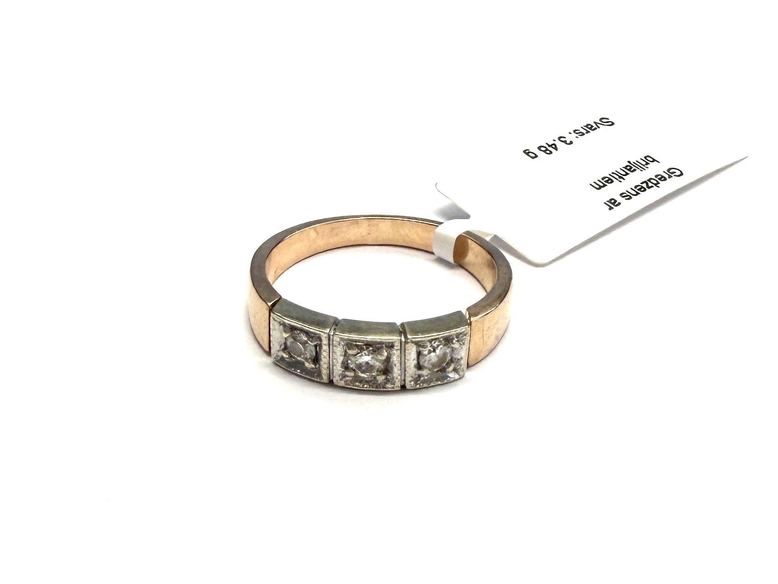 Gredzens ar briljantiem (0.17 ct) 1751-0763