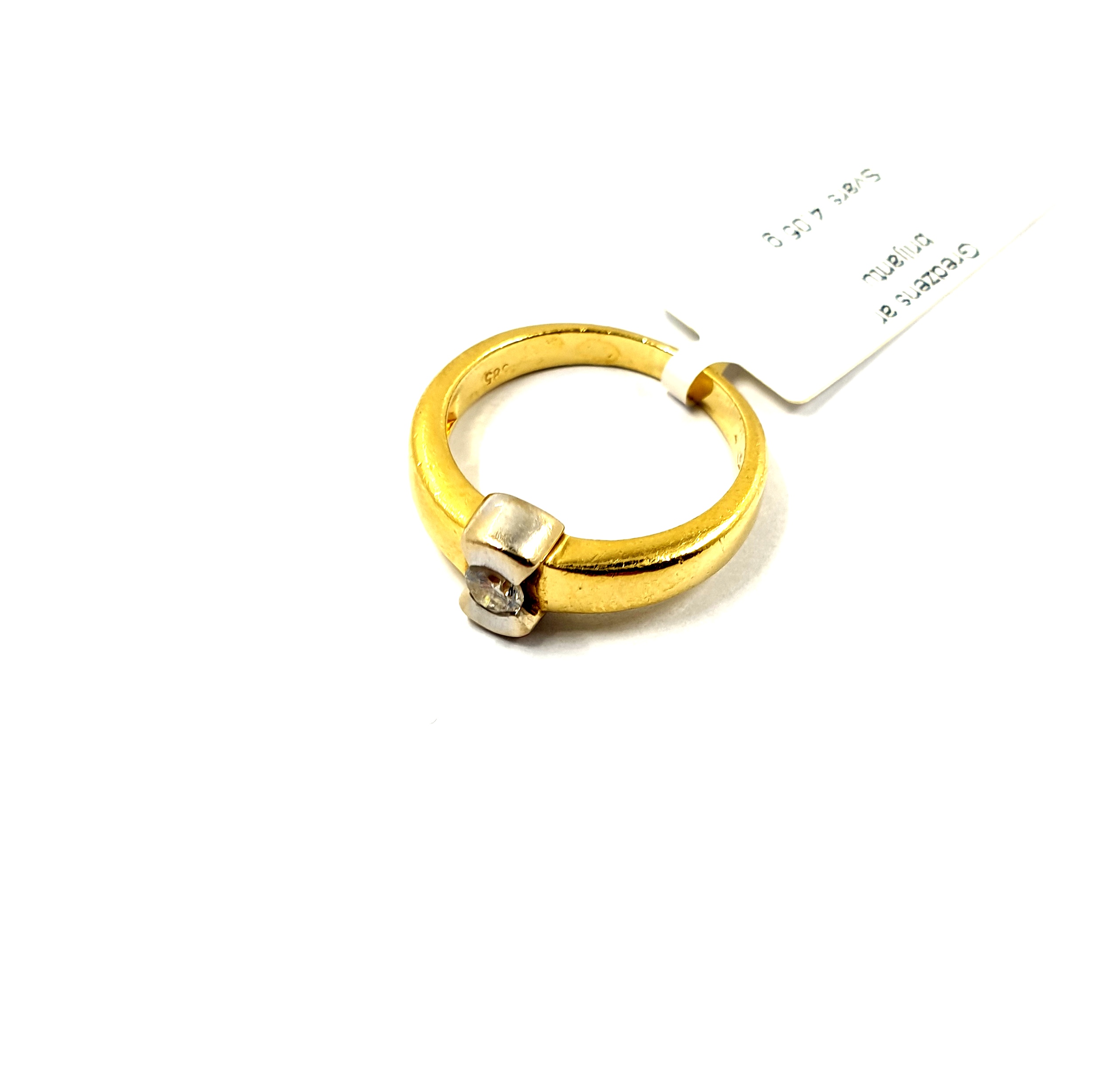 Gredzens ar briljantu (0.10ct) 1480-1263