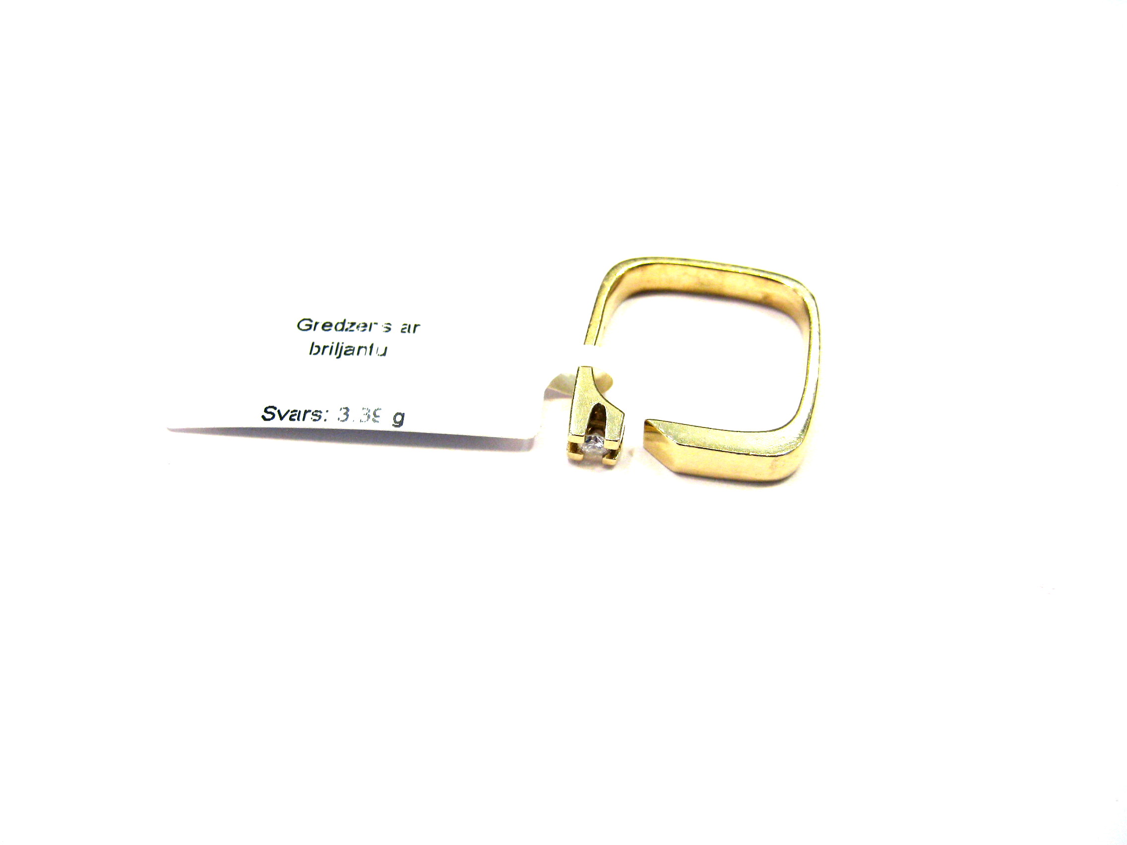 Gredzens ar briljantu (0.04 ct)  2507g5-0551