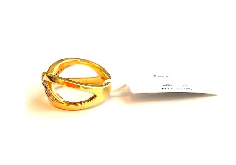 Gredzens ar briljantiem (0.15 ct) 910 - 0663