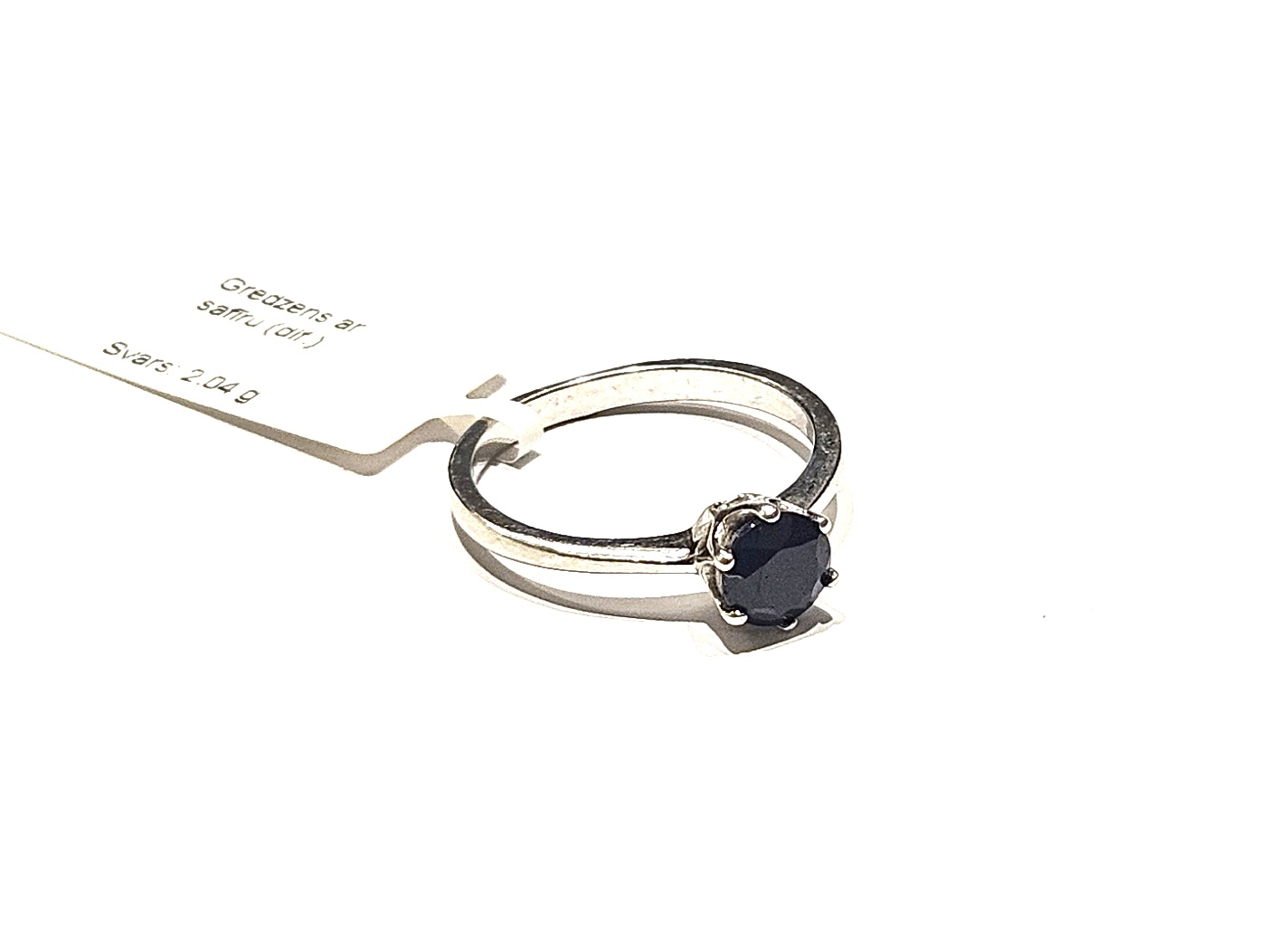 Gredzens ar safīru (0.79 ct) 160i6-0861
