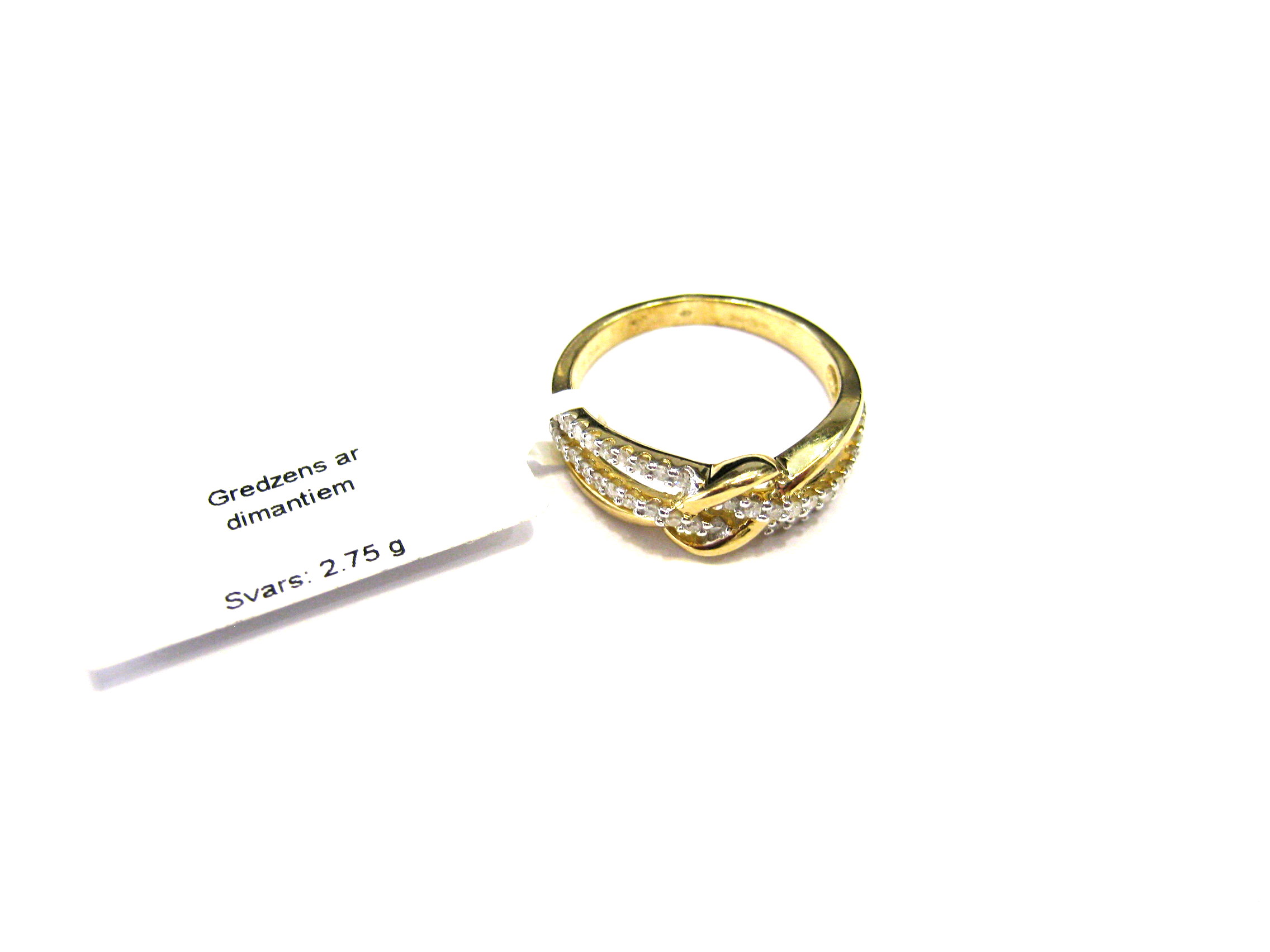Gredzens ar briljantiem (0.4 ct)  7402-0951