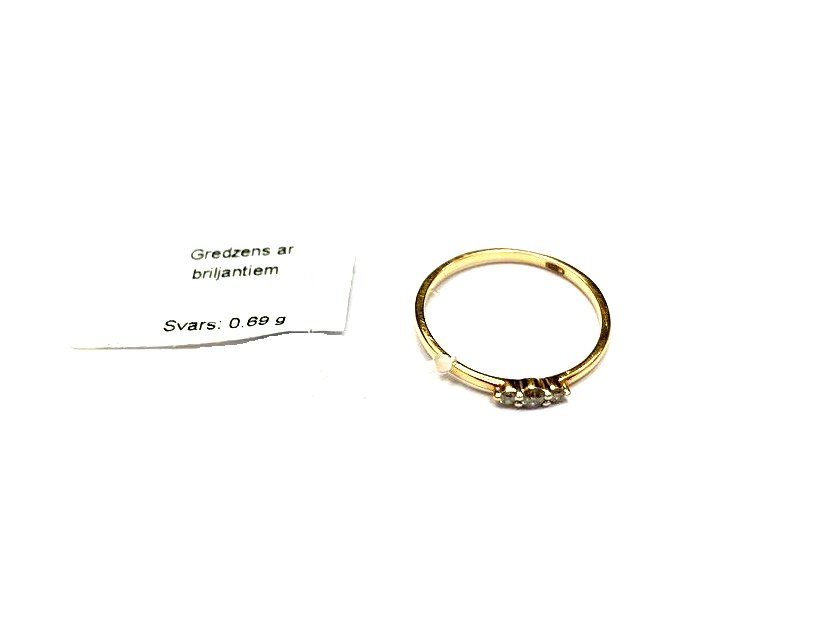 Gredzens ar briljantiem (0.03 ct) 1890-8363