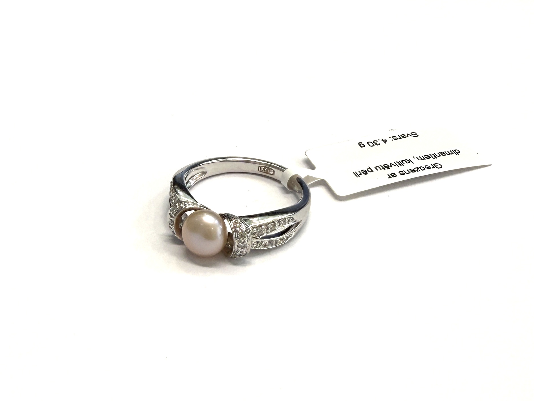 Gredzens ar briljantiem (0.06ct)  2530-0763