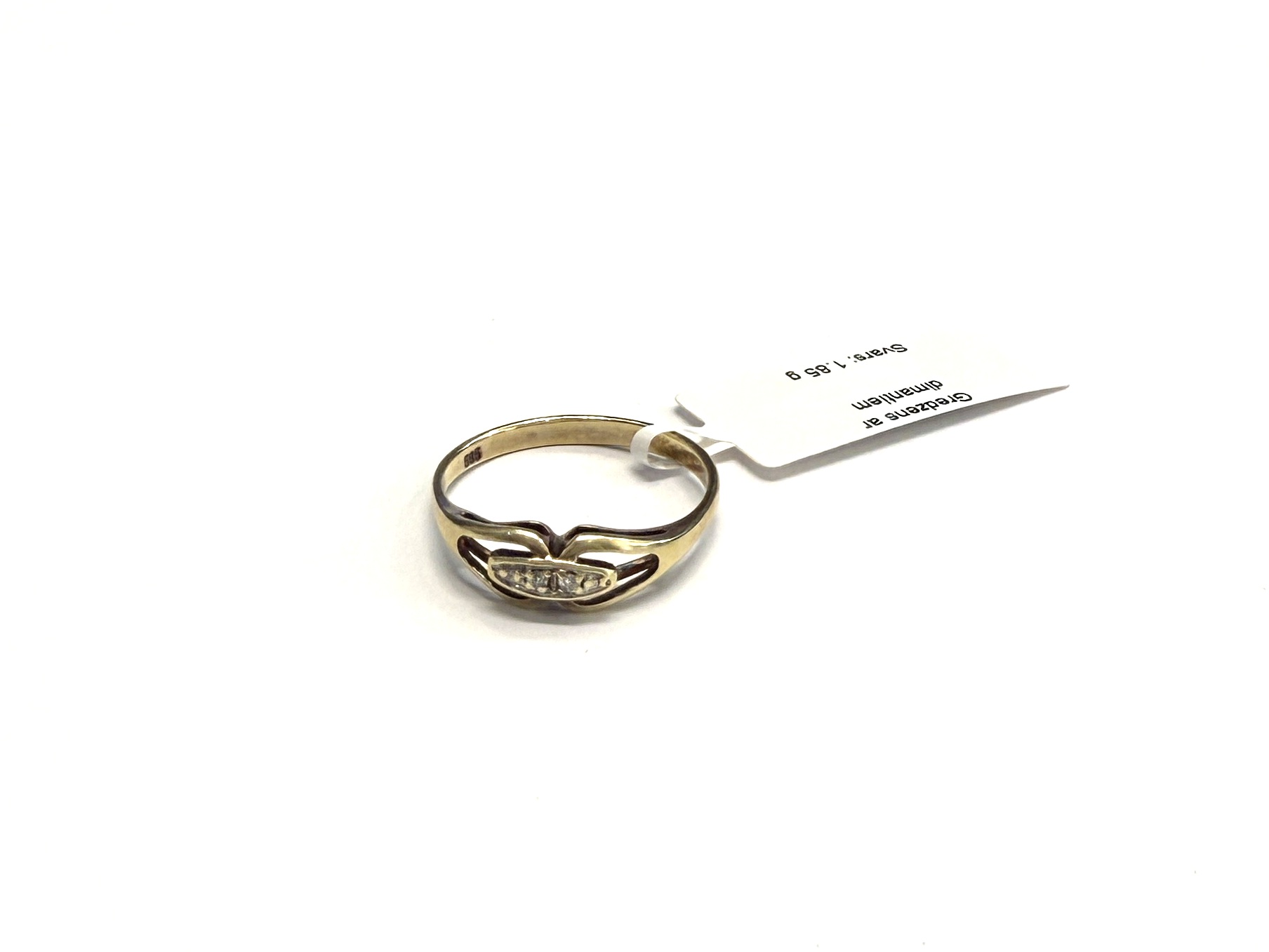 Gredzens ar briljantiem (0.01ct)  2421-0763