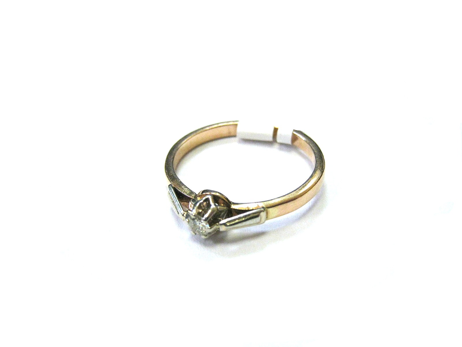 Gredzens ar briljantu (0.05 ct.) 13850-0551