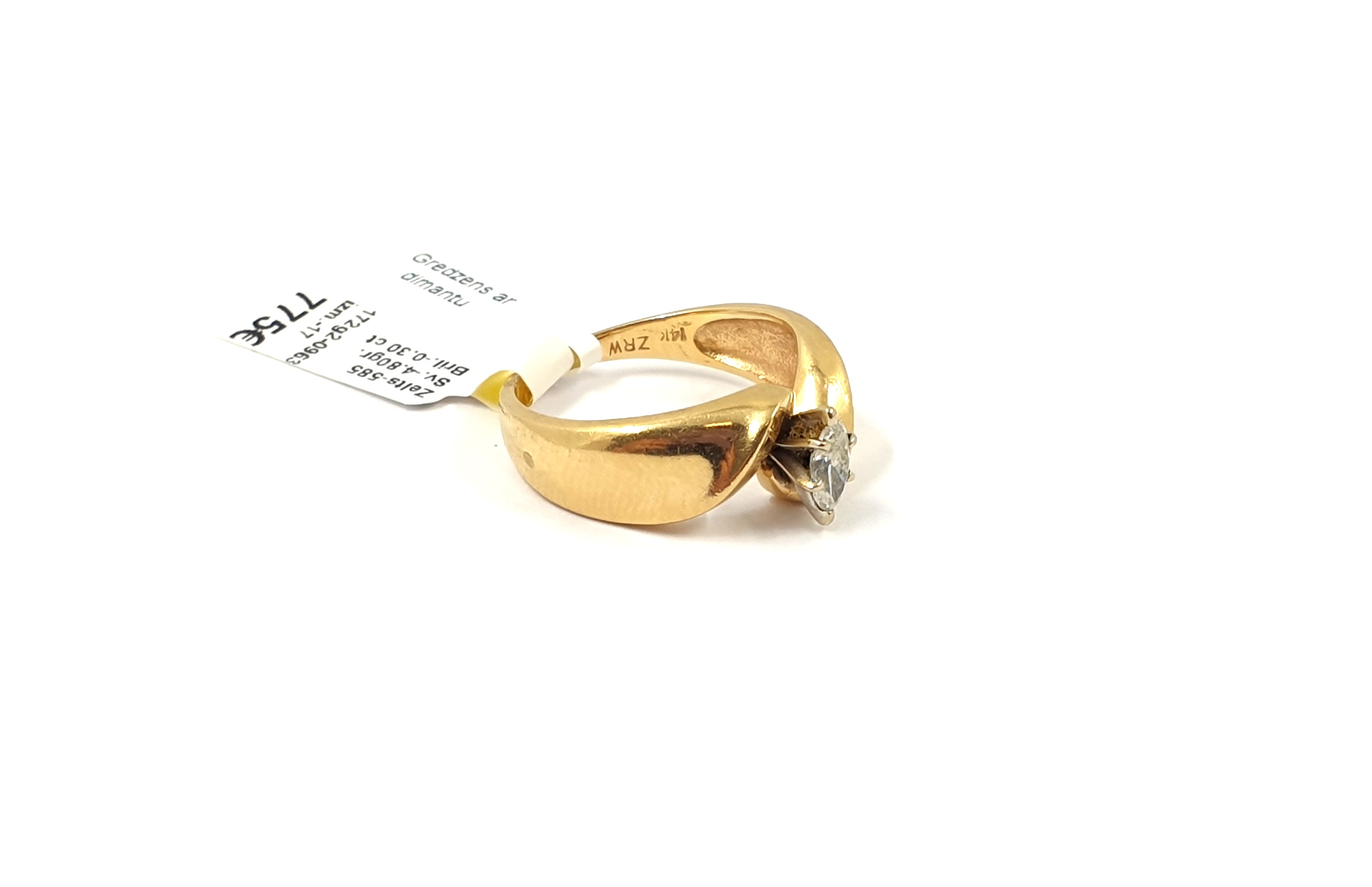 Gredzens ar briljantu (0.30ct) 172g2-0963