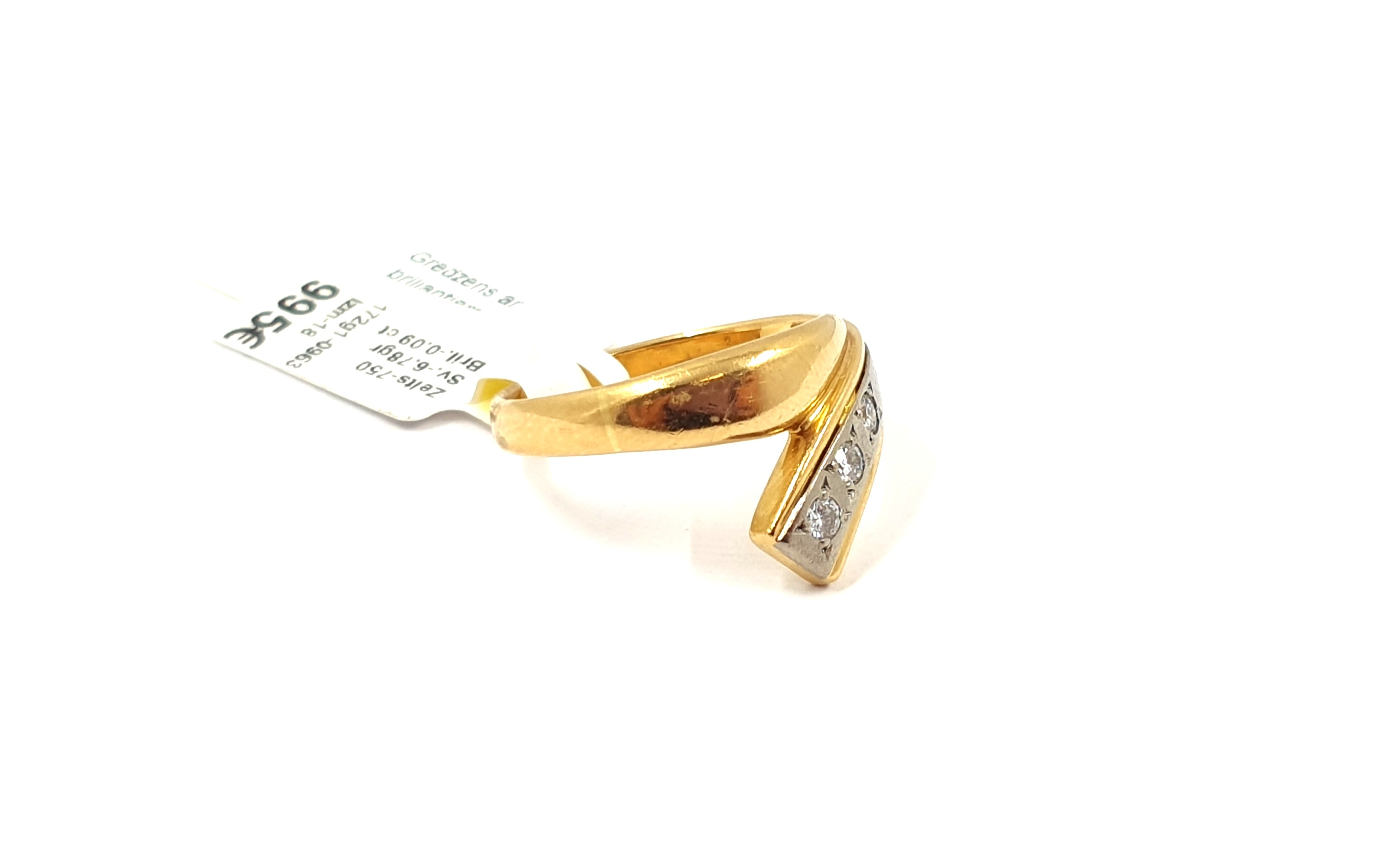 Gredzens ar briljantiem (0.09ct) 172g1-0963