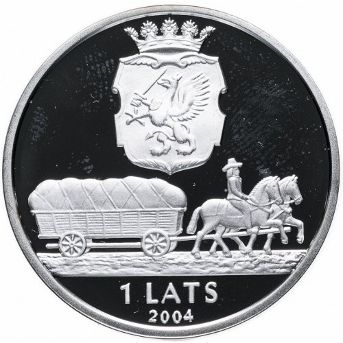 Latvijas sudraba monēta Laiks.Vidzeme