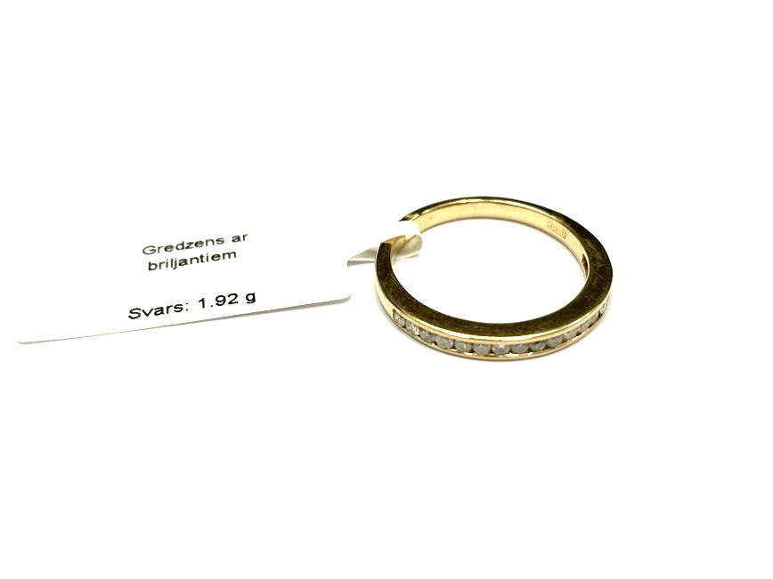 Gredzens ar briljantiem (0.18 ct) 1402-8363