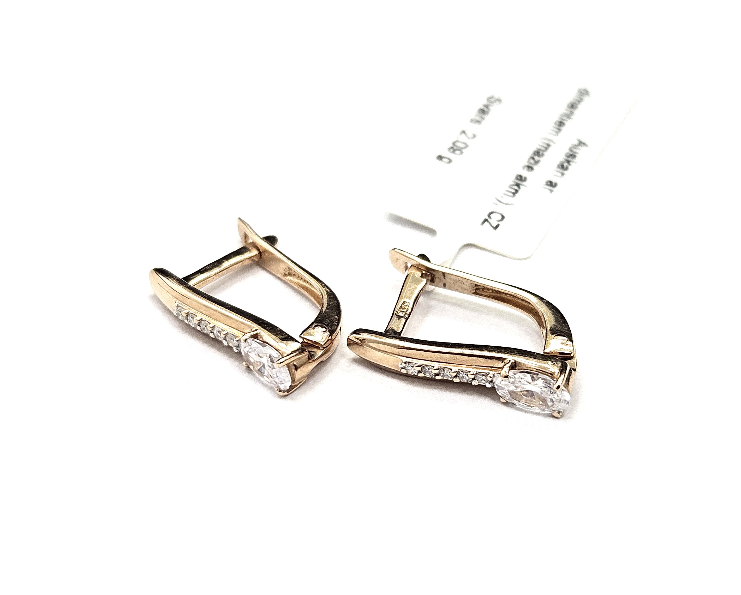 Auskari ar briljantiem (0.08 ct) 2520-5763