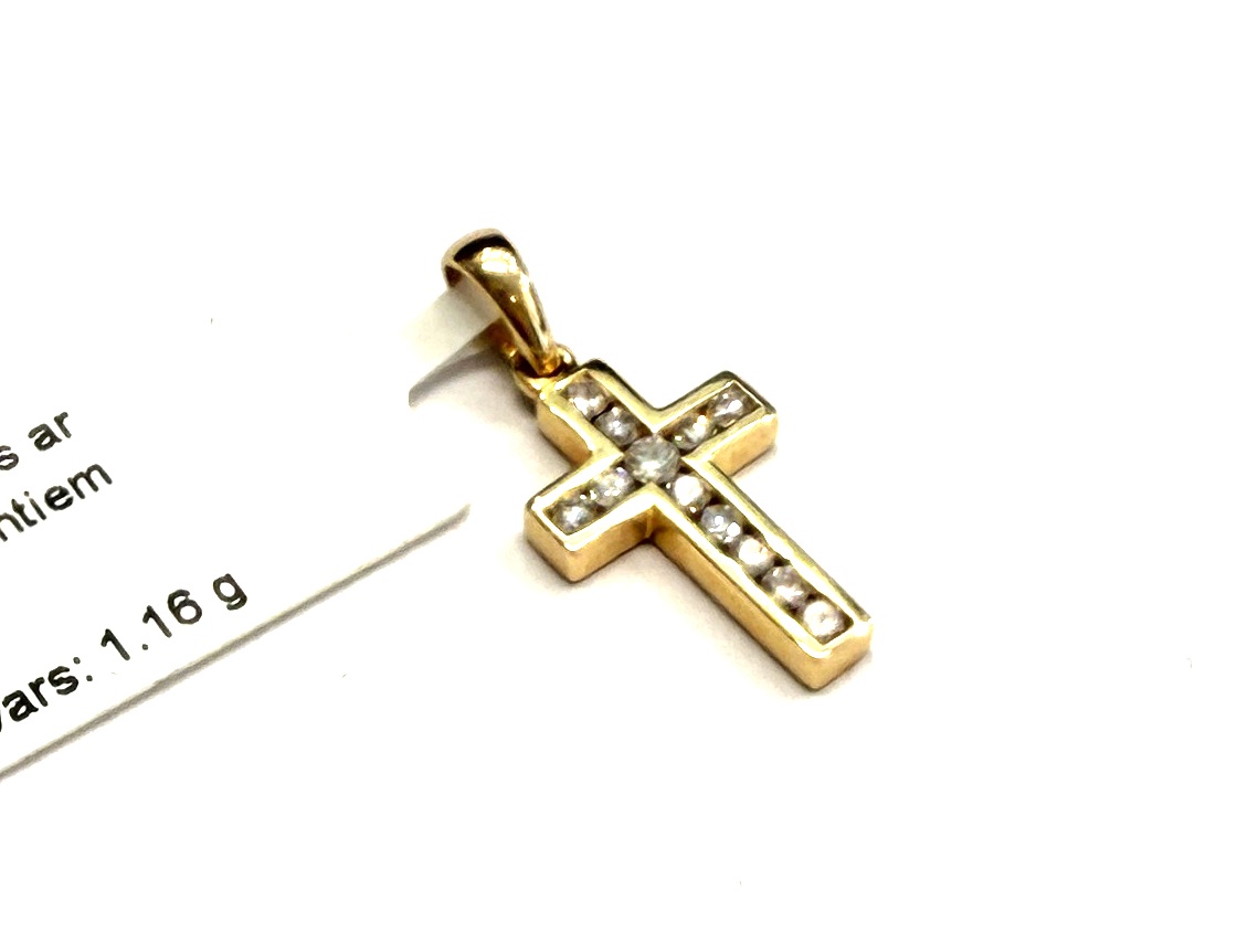 Kulons ar briljantiem (0.12 ct) 2880-0763