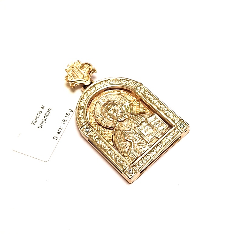 Kulons ar briljantiem (0.12 ct.) 1560-0763