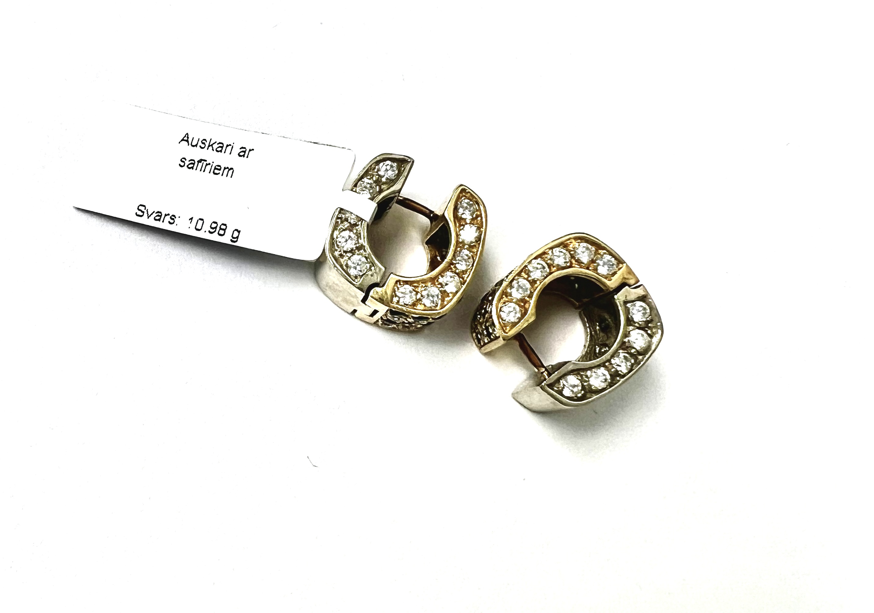 Auskari ar safīriem (0.72 ct) 963-5263