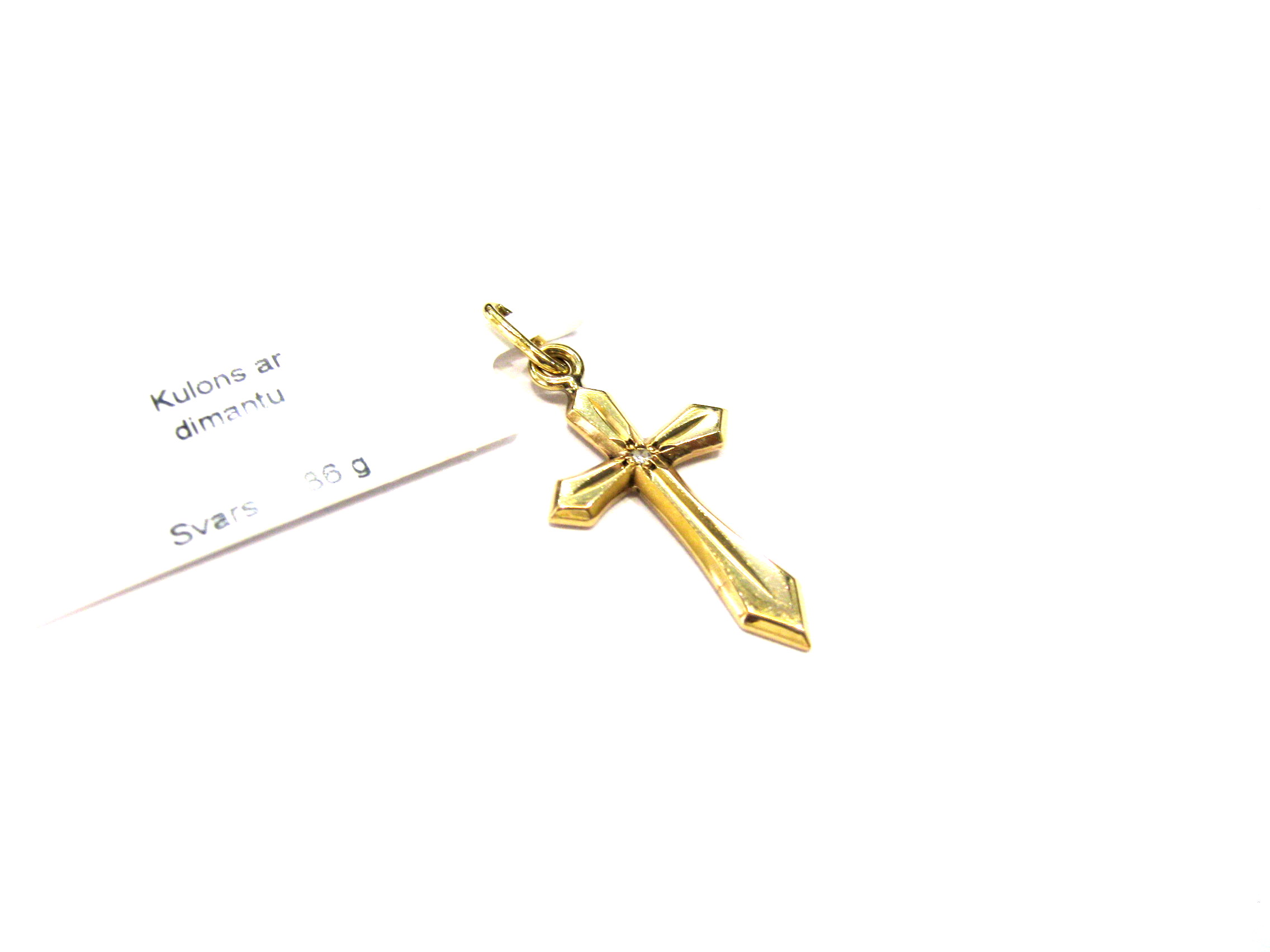 Kulons ar dimantu (0.03 ct) 1002-1463