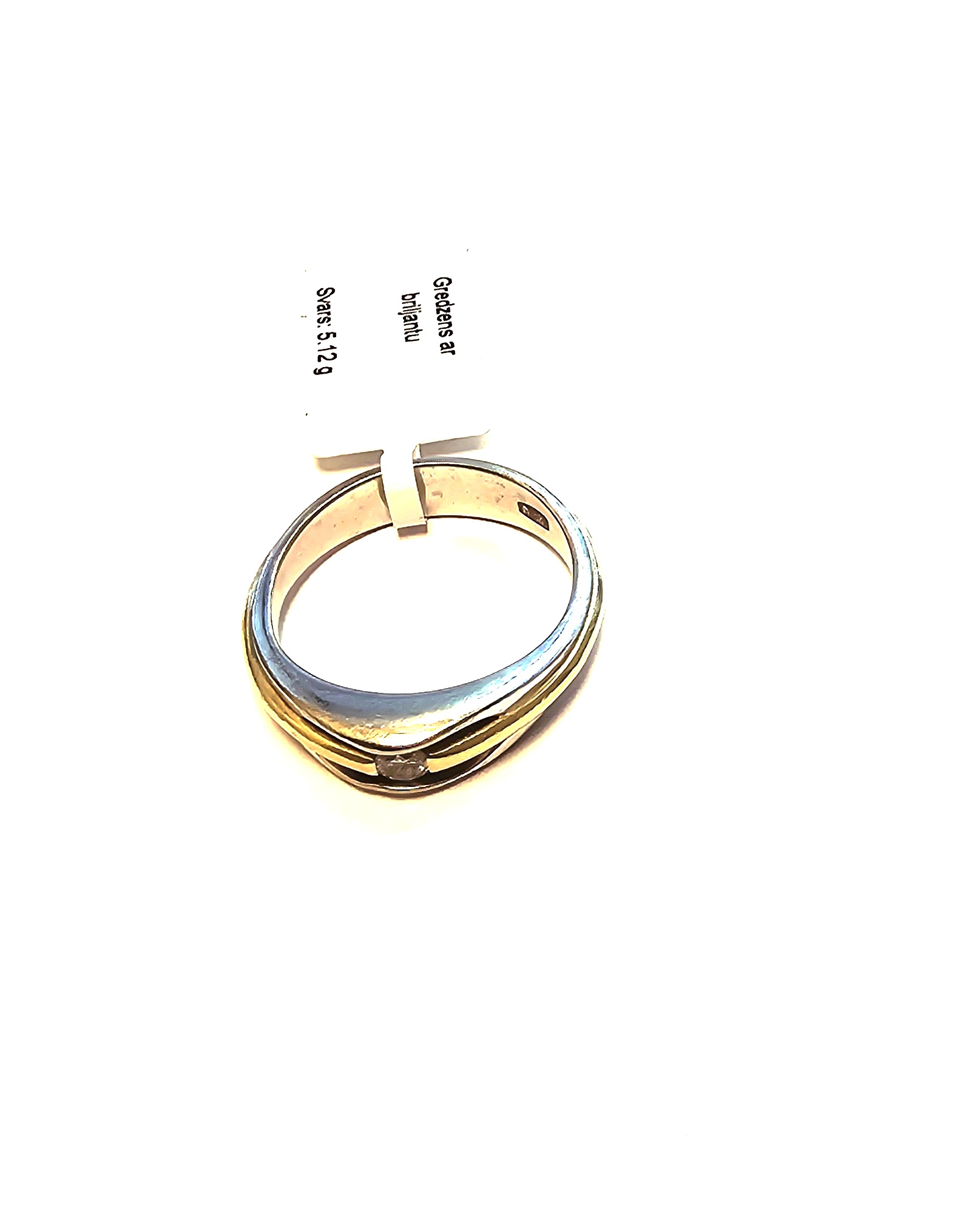 Gredzens ar briljantu (0.50ct) 1522-0663
