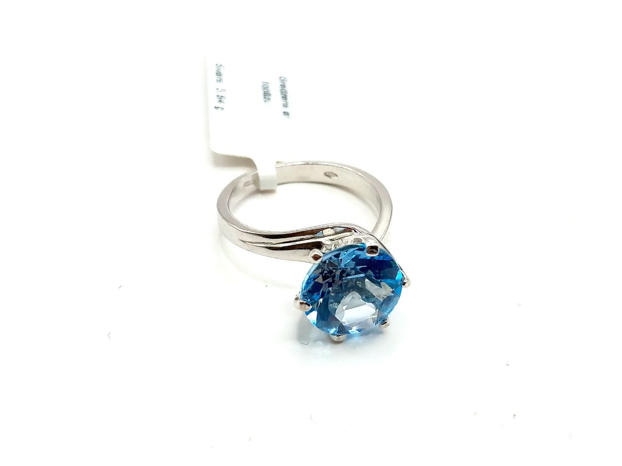 Gredzens ar topāzu (3,65 ct) 4680-2561